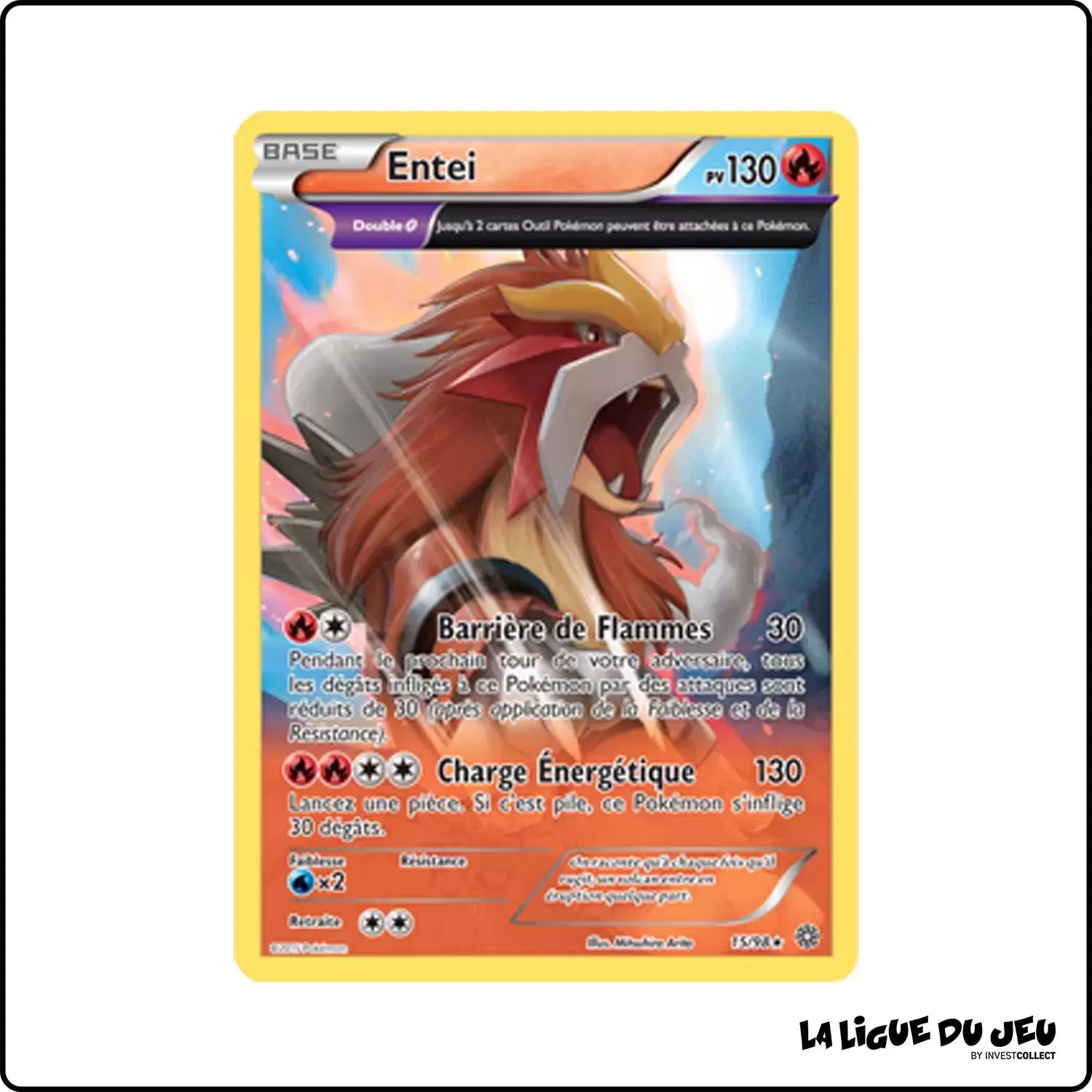 Holo - Pokemon - Origines Antiques - Entei 15/98 Pokemon Company - 1