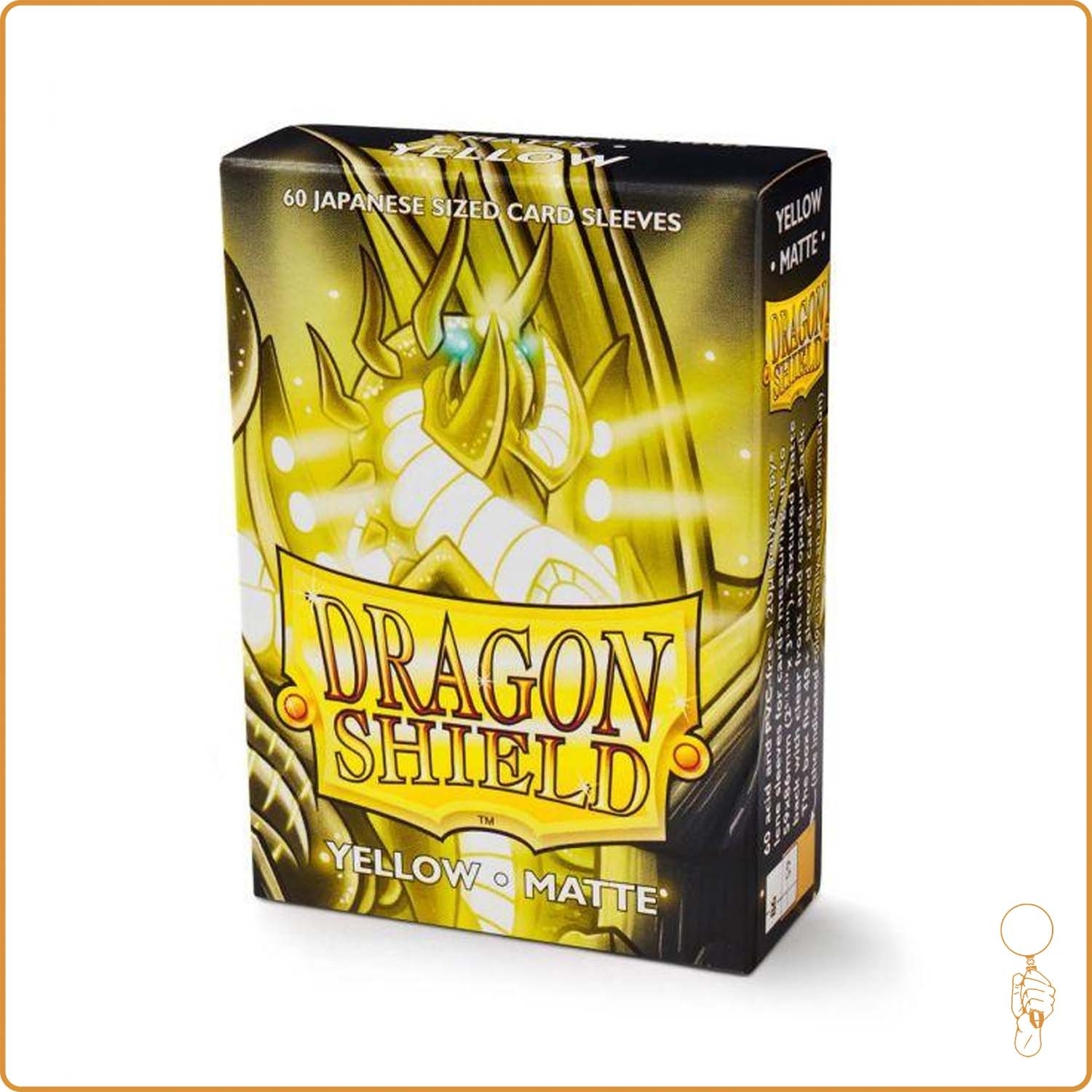 Sleeve - Dragon Shield - Protèges Cartes Mini - Format Japonais - Yellow Mat - par 60 Dragon Shield - 1