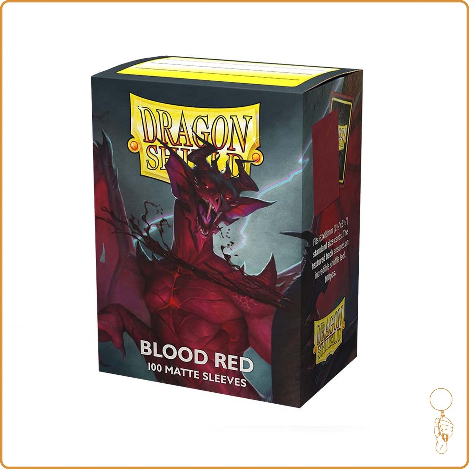 Sleeve - Dragon Shield - Protèges Cartes - Format Standard - Blood Red Mat - par 100 Dragon Shield - 1