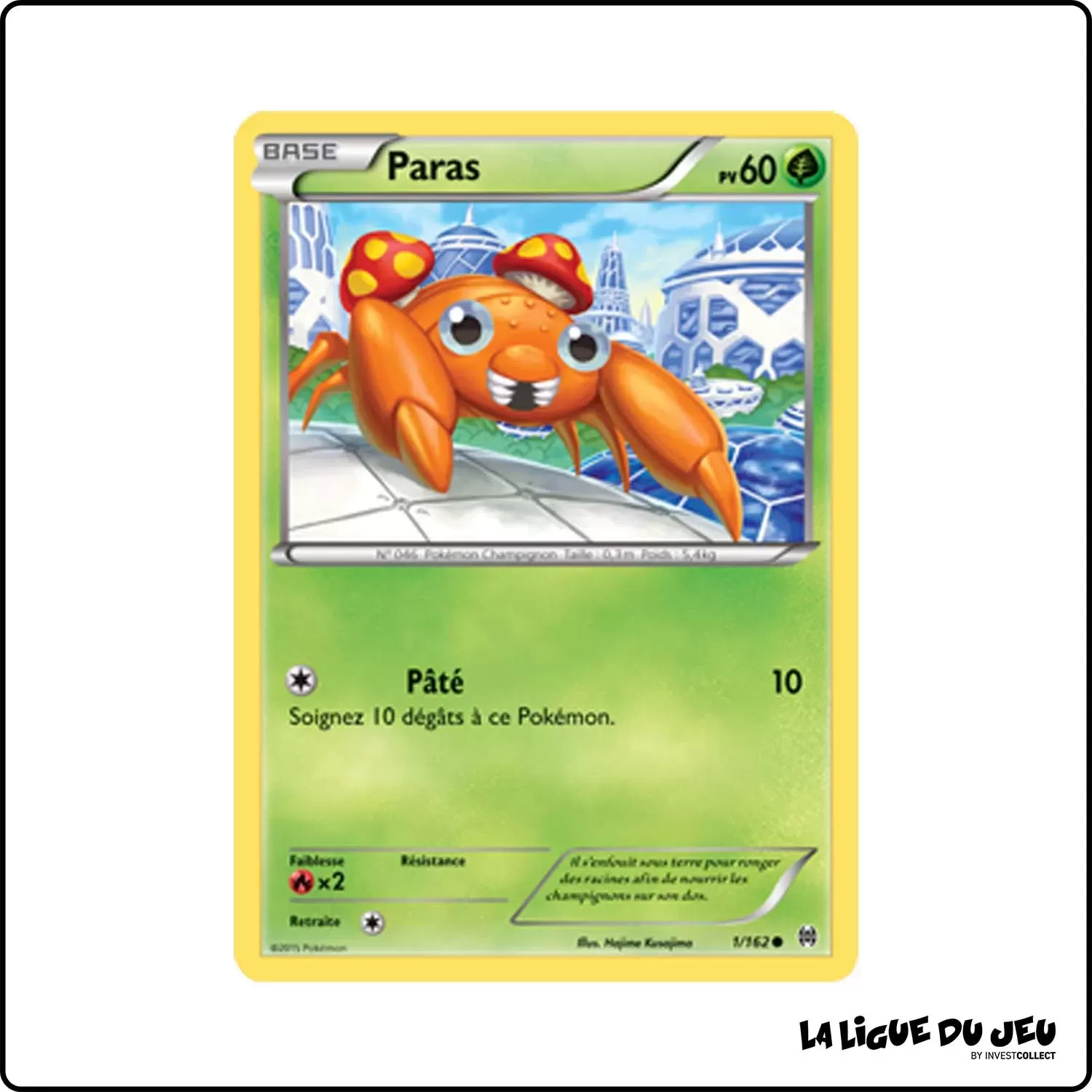 Commune - Pokemon - Impulsion Turbo - Paras 1/162 Pokemon Company - 1