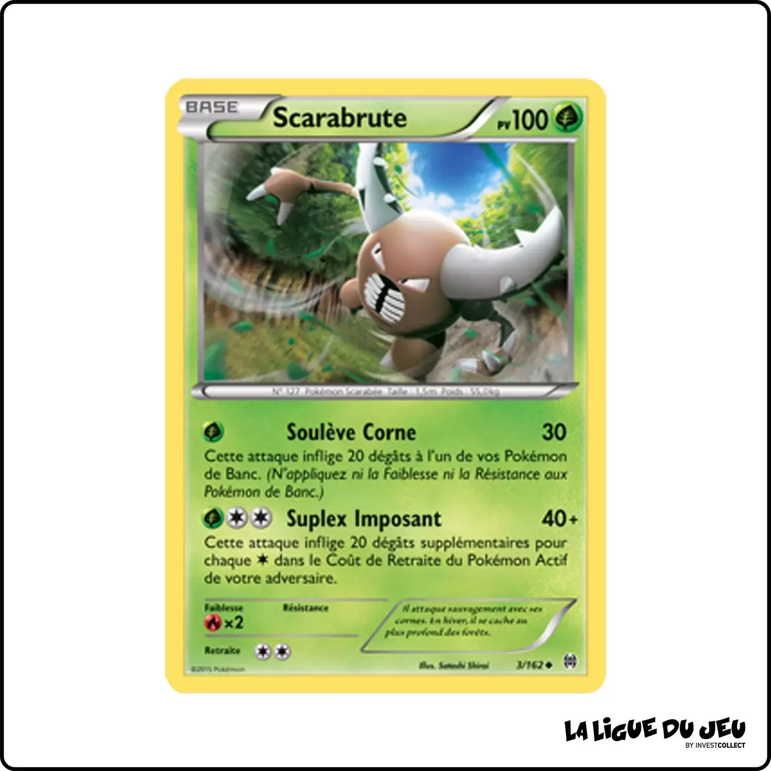 Peu commune - Pokemon - Impulsion Turbo - Scarabrute 3/162 Pokemon Company - 1