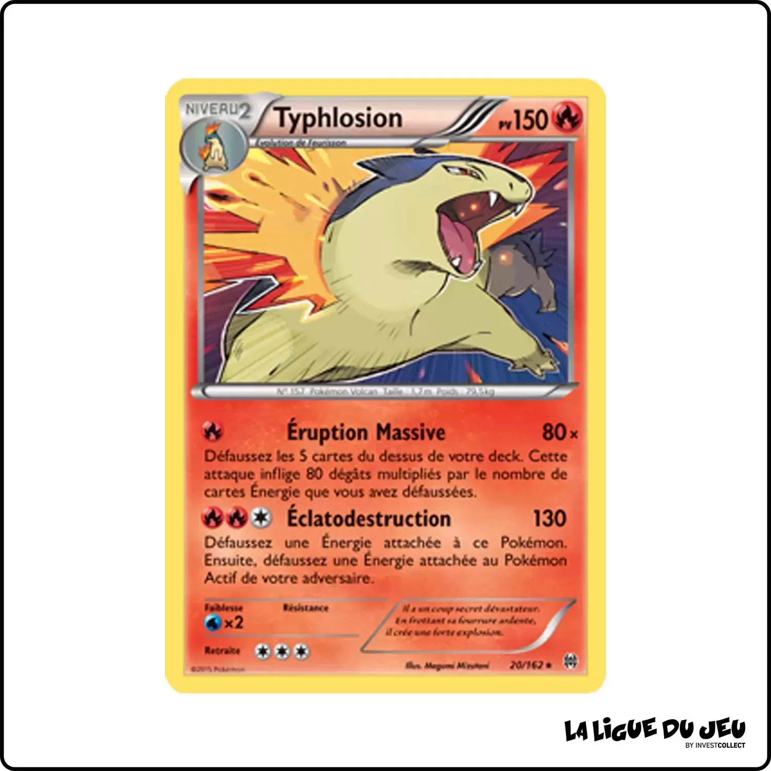 Holo - Pokemon - Impulsion Turbo - Typhlosion 20/162 Pokemon Company - 1