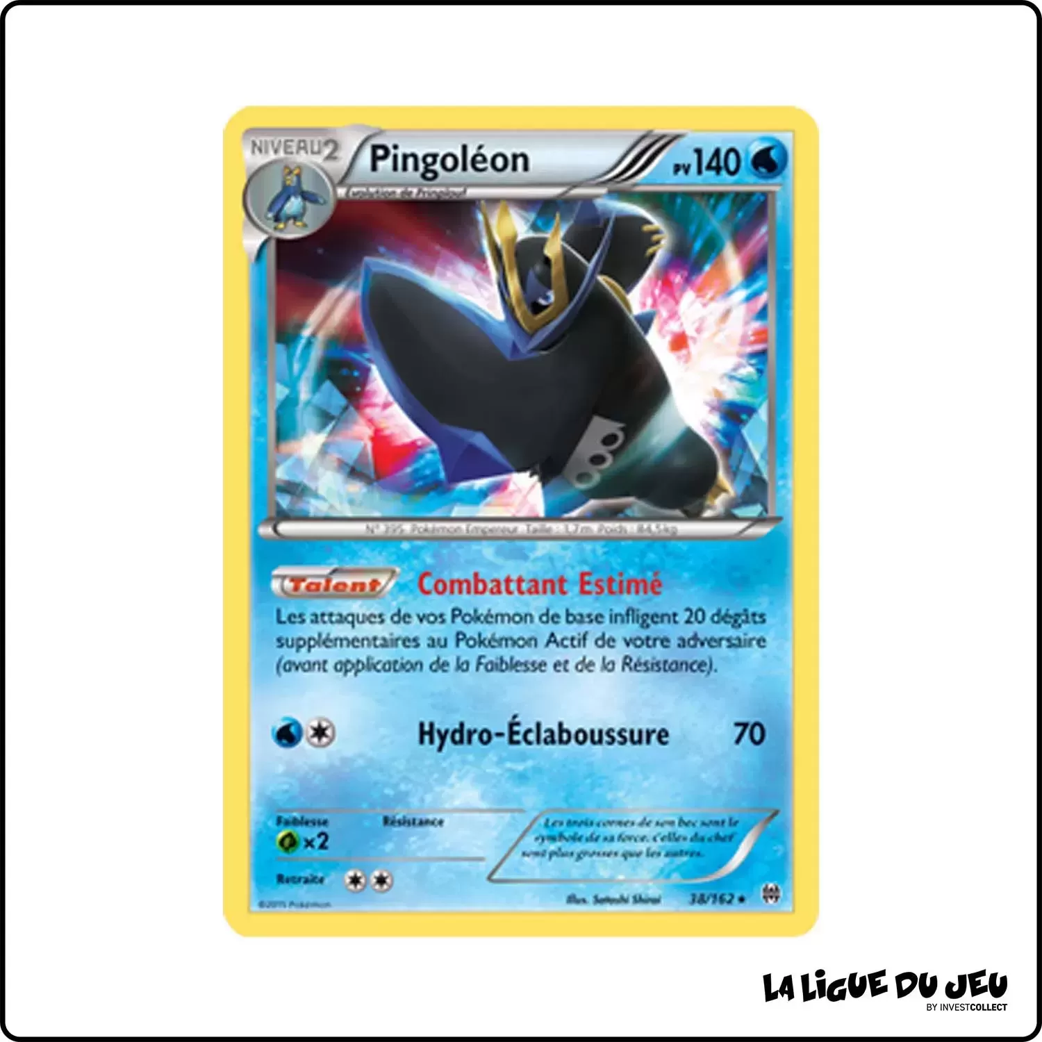 Holo - Pokemon - Impulsion Turbo - Pingoléon 38/162 Pokemon Company - 1