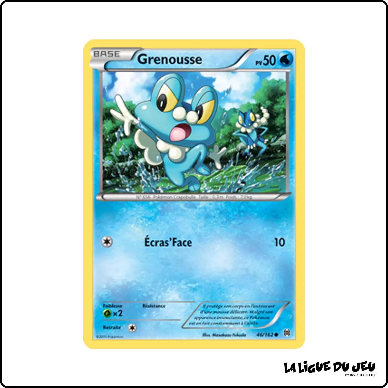 Commune - Pokemon - Impulsion Turbo - Grenousse 46/162 Pokemon Company - 1