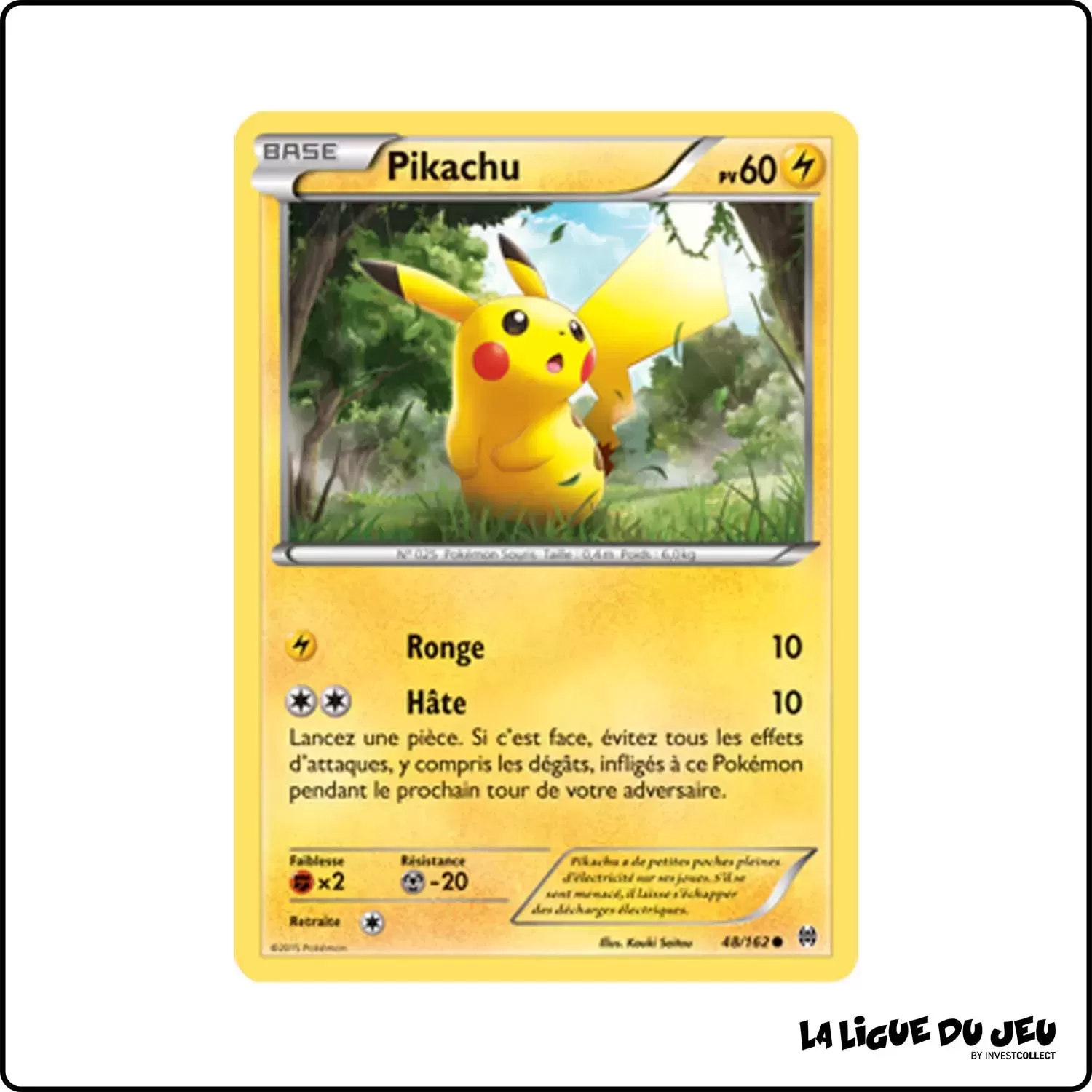 Commune - Pokemon - Impulsion Turbo - Pikachu 48/162 Pokemon Company - 1