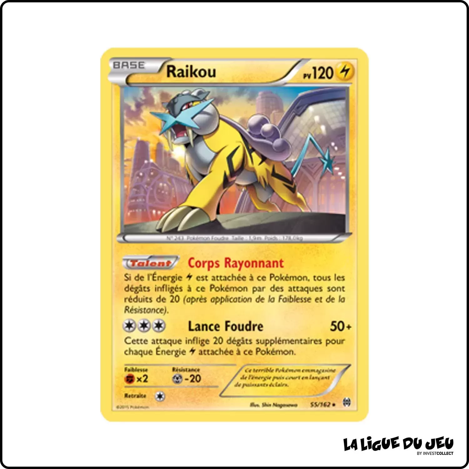 Holo - Pokemon - Impulsion Turbo - Raikou 55/162 Pokemon Company - 1