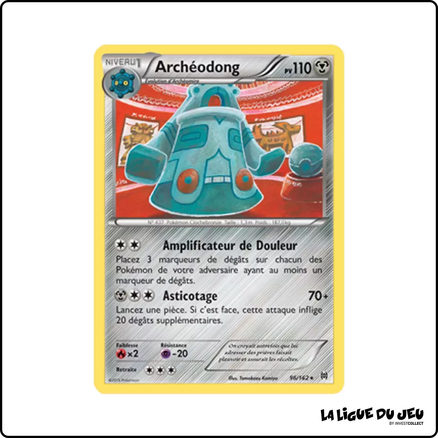 Rare - Pokemon - Impulsion Turbo - Archéodong 96/162 Pokemon Company - 1