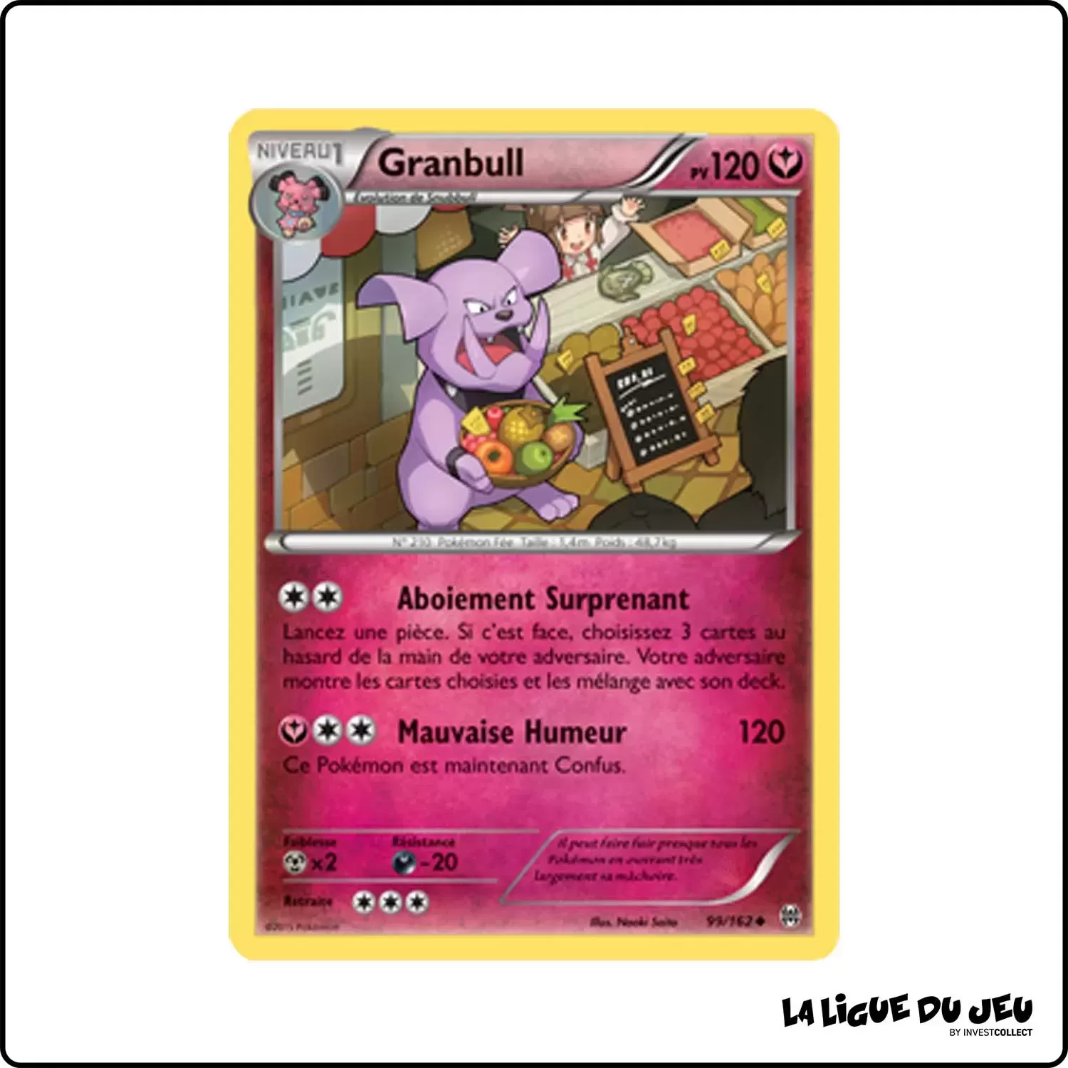 Peu commune - Pokemon - Impulsion Turbo - Granbull 99/162 Pokemon Company - 1