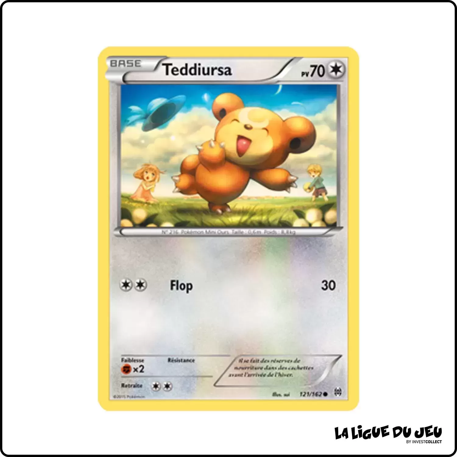 Commune - Pokemon - Impulsion Turbo - Teddiursa 121/162 Pokemon Company - 1