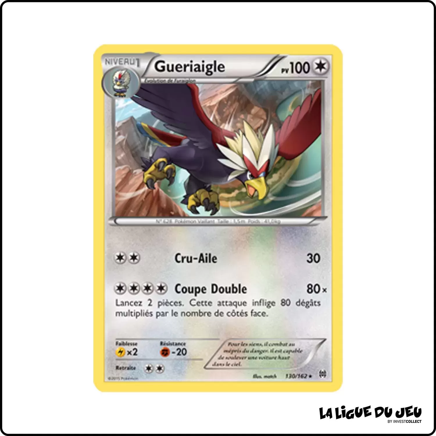 Rare - Pokemon - Impulsion Turbo - Gueriaigle 130/162 Pokemon Company - 1