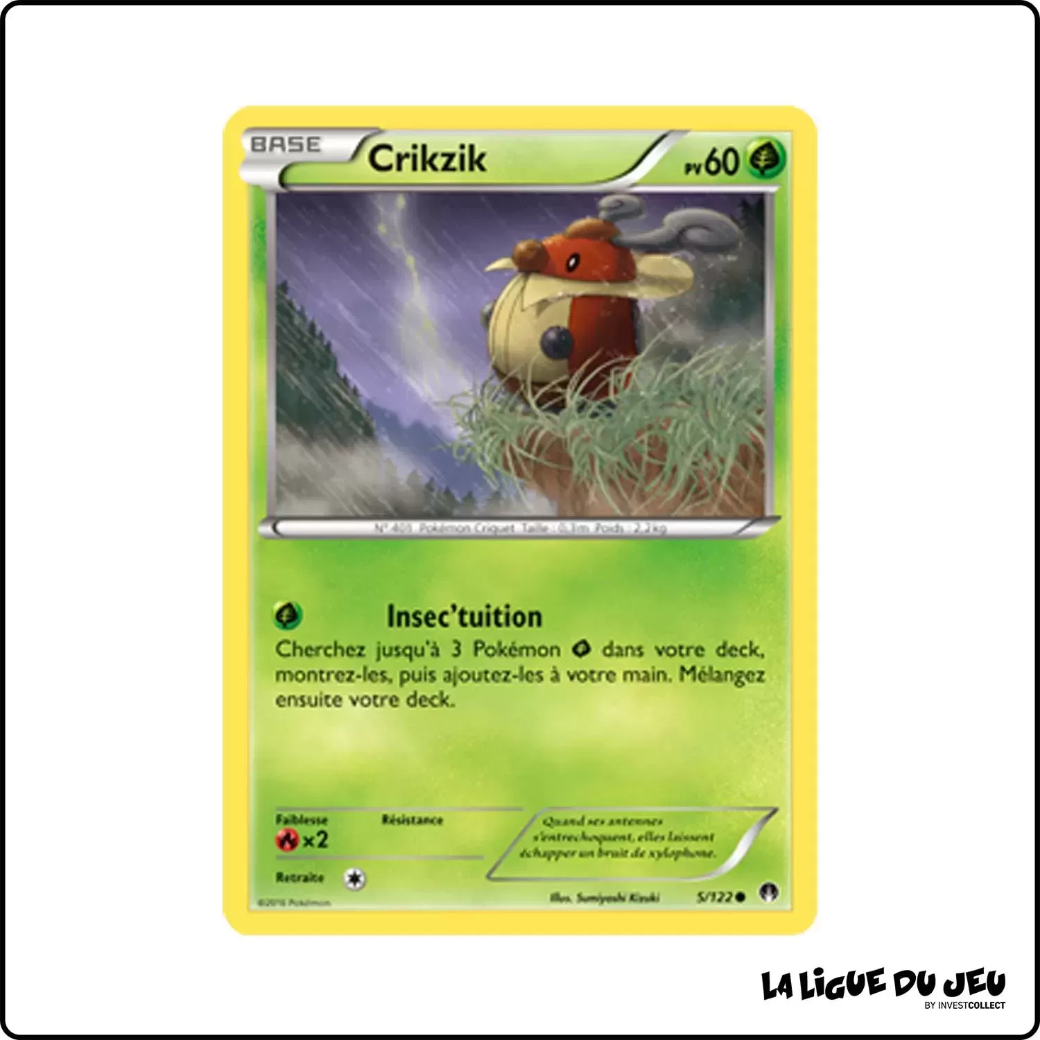 Commune - Pokemon - Rupture Turbo - Crikzik 5/122 Pokemon Company - 1