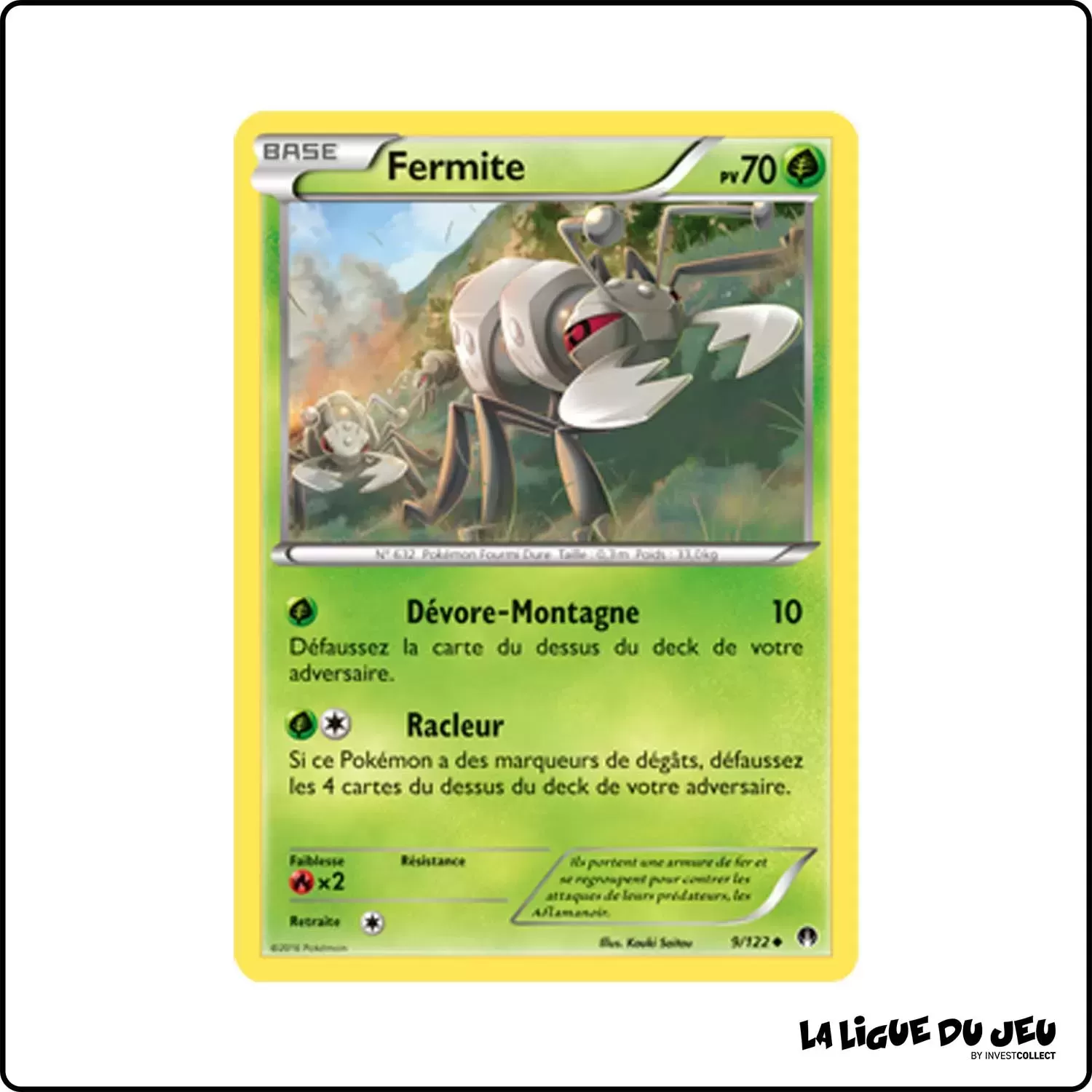 Peu commune - Pokemon - Rupture Turbo - Fermite 9/122 Pokemon Company - 1