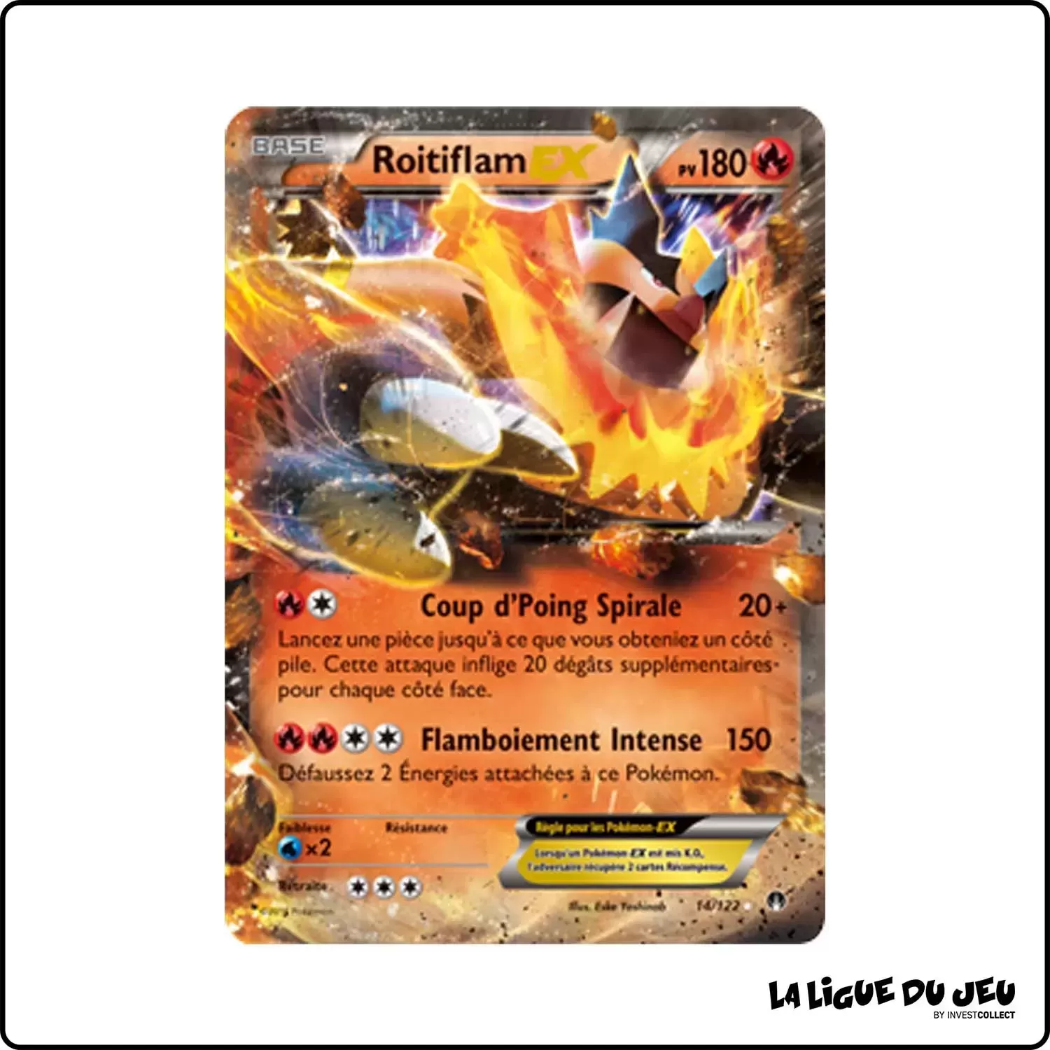 Ultra - Pokemon - Rupture Turbo - Roitiflam EX 14/122 Pokemon Company - 1