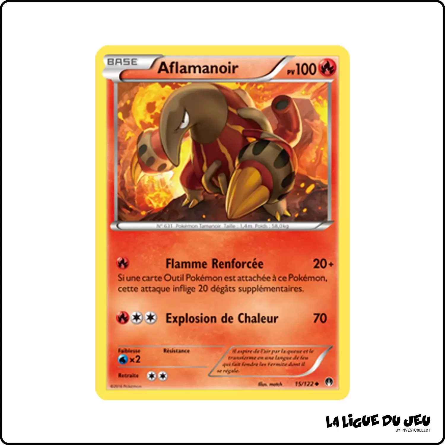 Peu commune - Pokemon - Rupture Turbo - Aflamanoir 15/122 Pokemon Company - 1