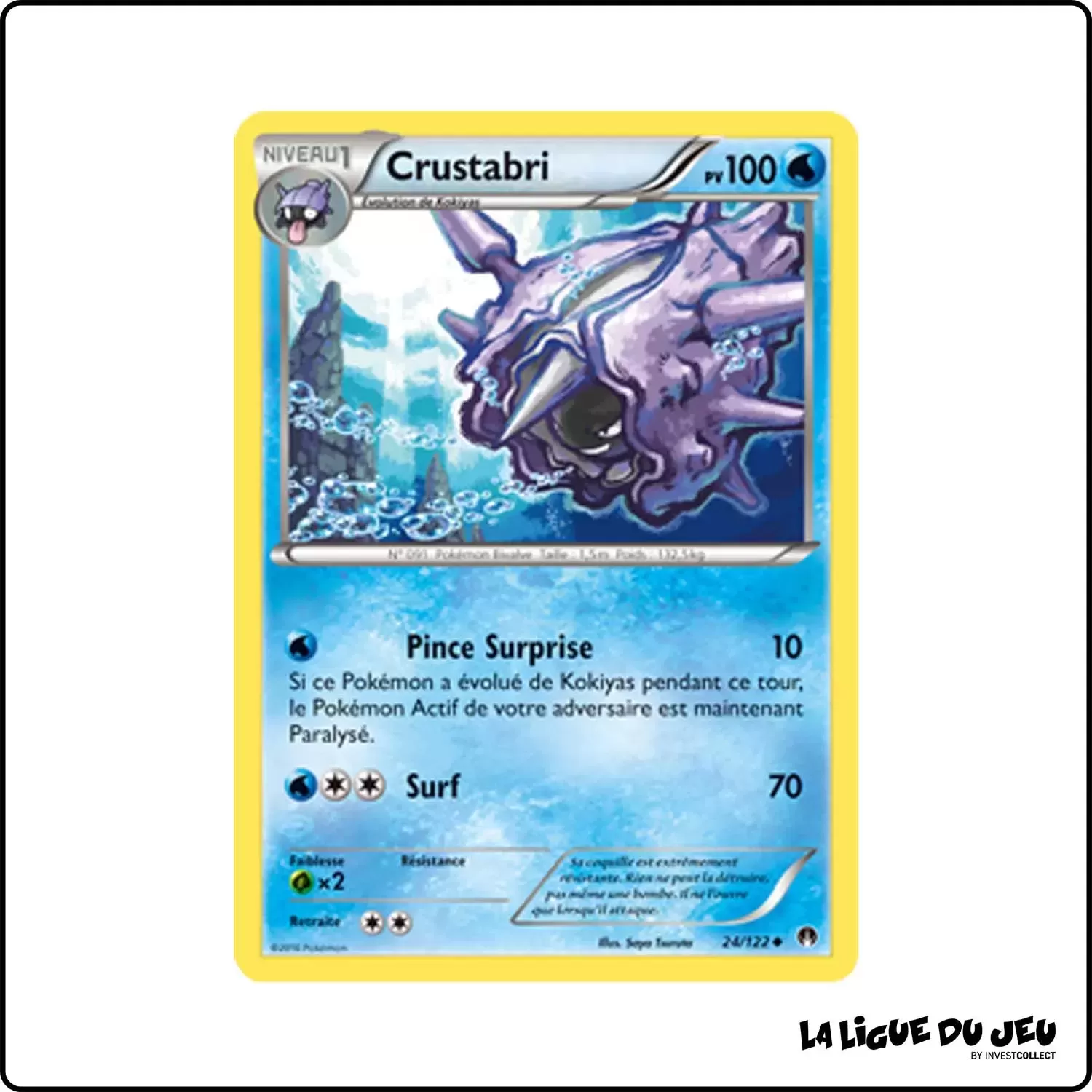 Peu commune - Pokemon - Rupture Turbo - Crustabri 24/122 Pokemon Company - 1