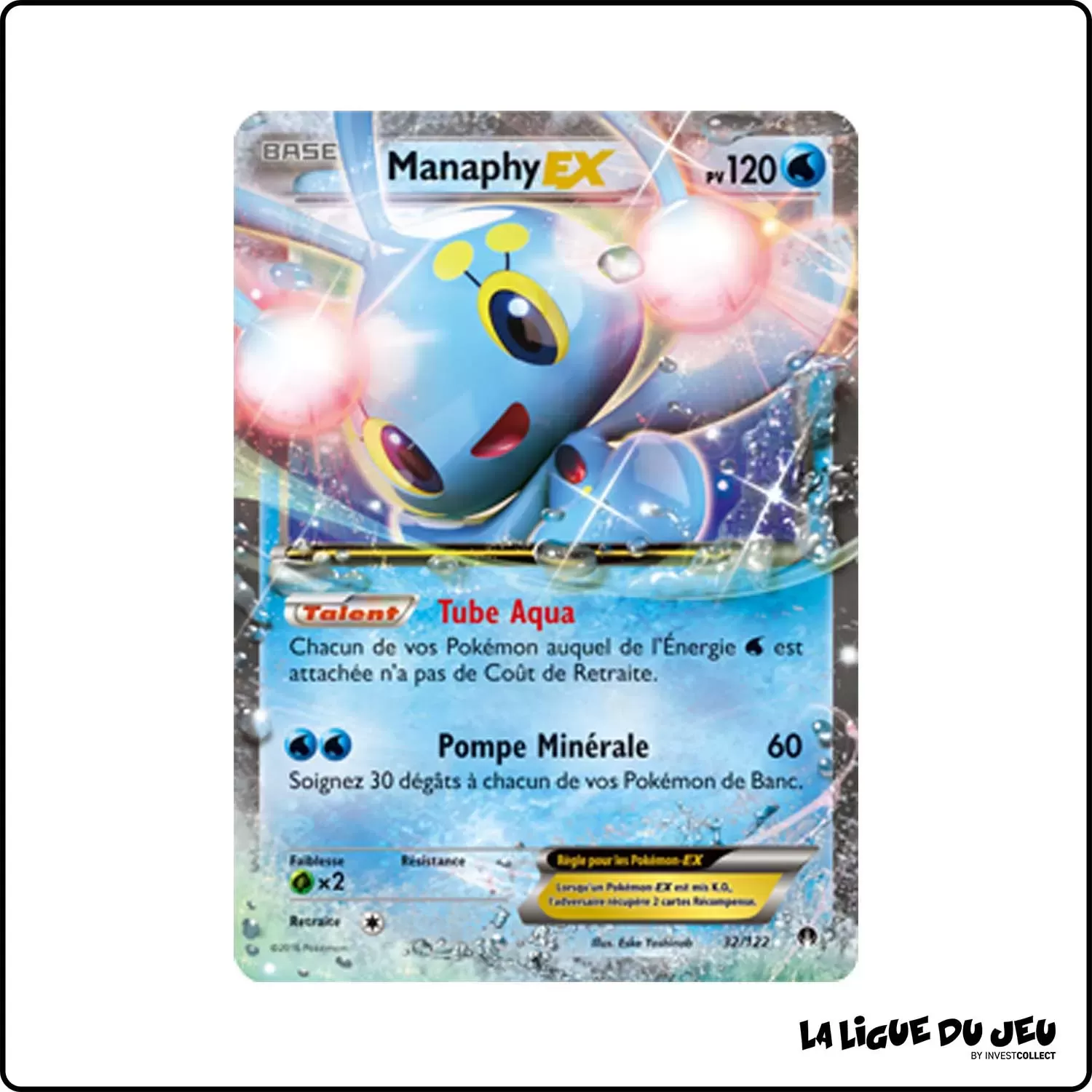 Ultra - Pokemon - Rupture Turbo - Manaphy EX 32/122 Pokemon Company - 1