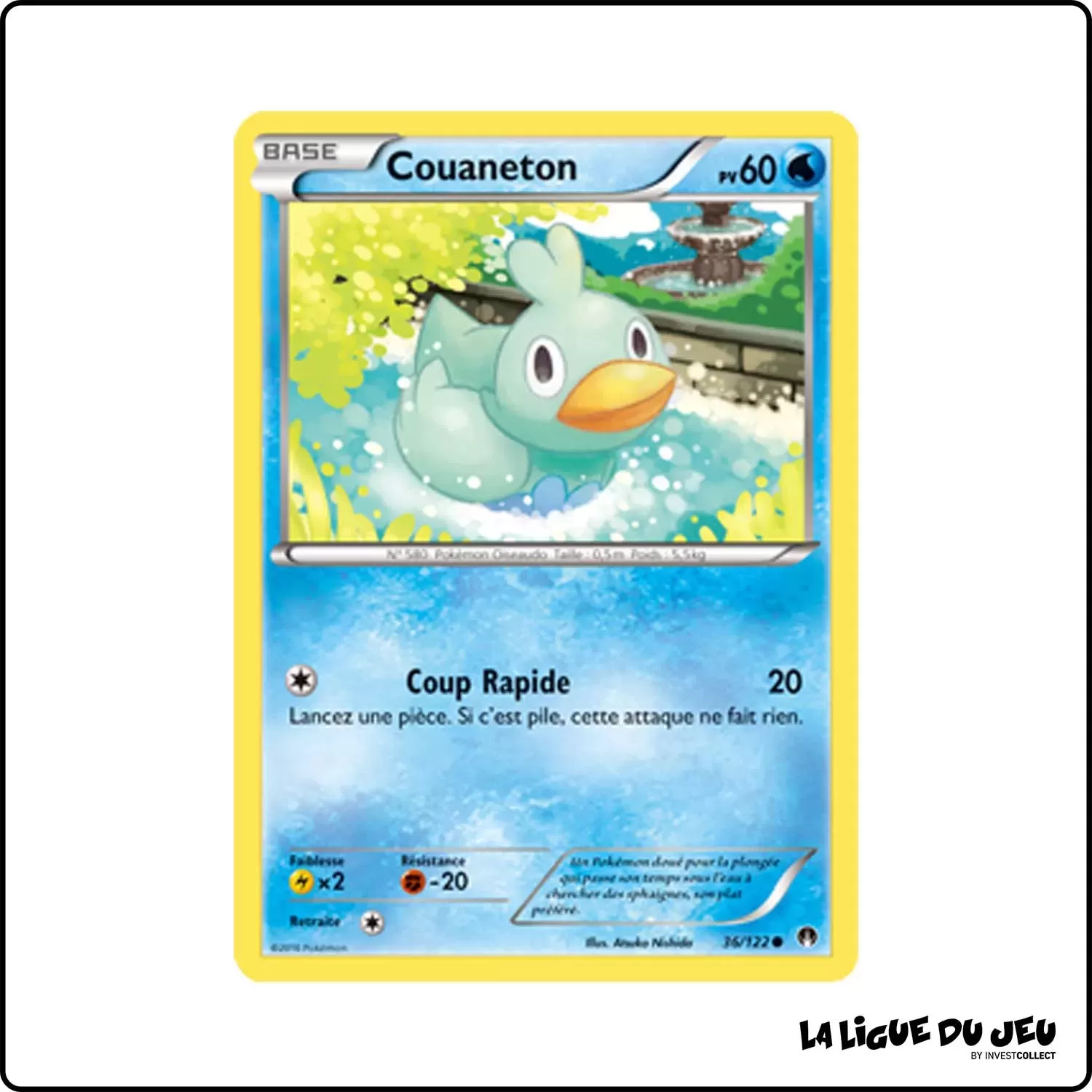 Commune - Pokemon - Rupture Turbo - Couaneton 36/122 Pokemon Company - 1