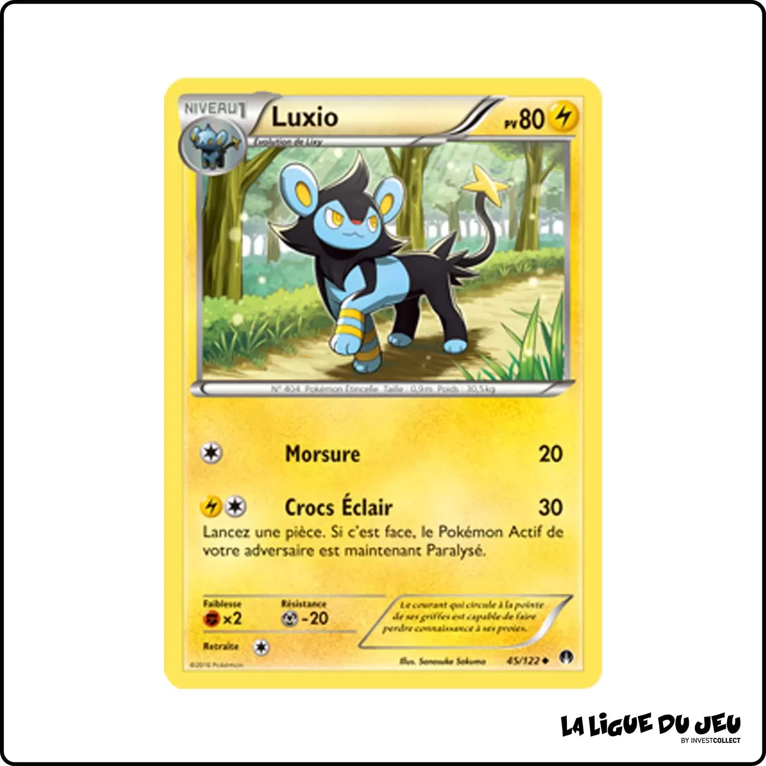 Peu commune - Pokemon - Rupture Turbo - Luxio 45/122 Pokemon Company - 1