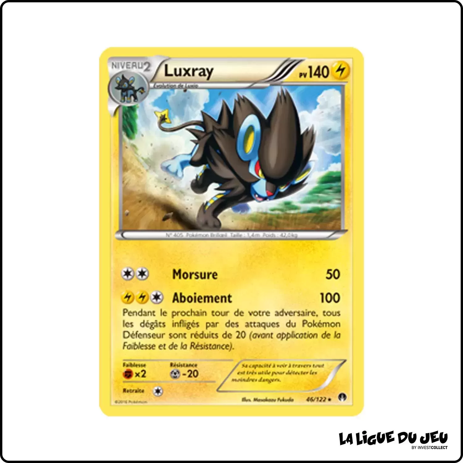 Rare - Pokemon - Rupture Turbo - Luxray 46/122 Pokemon Company - 1