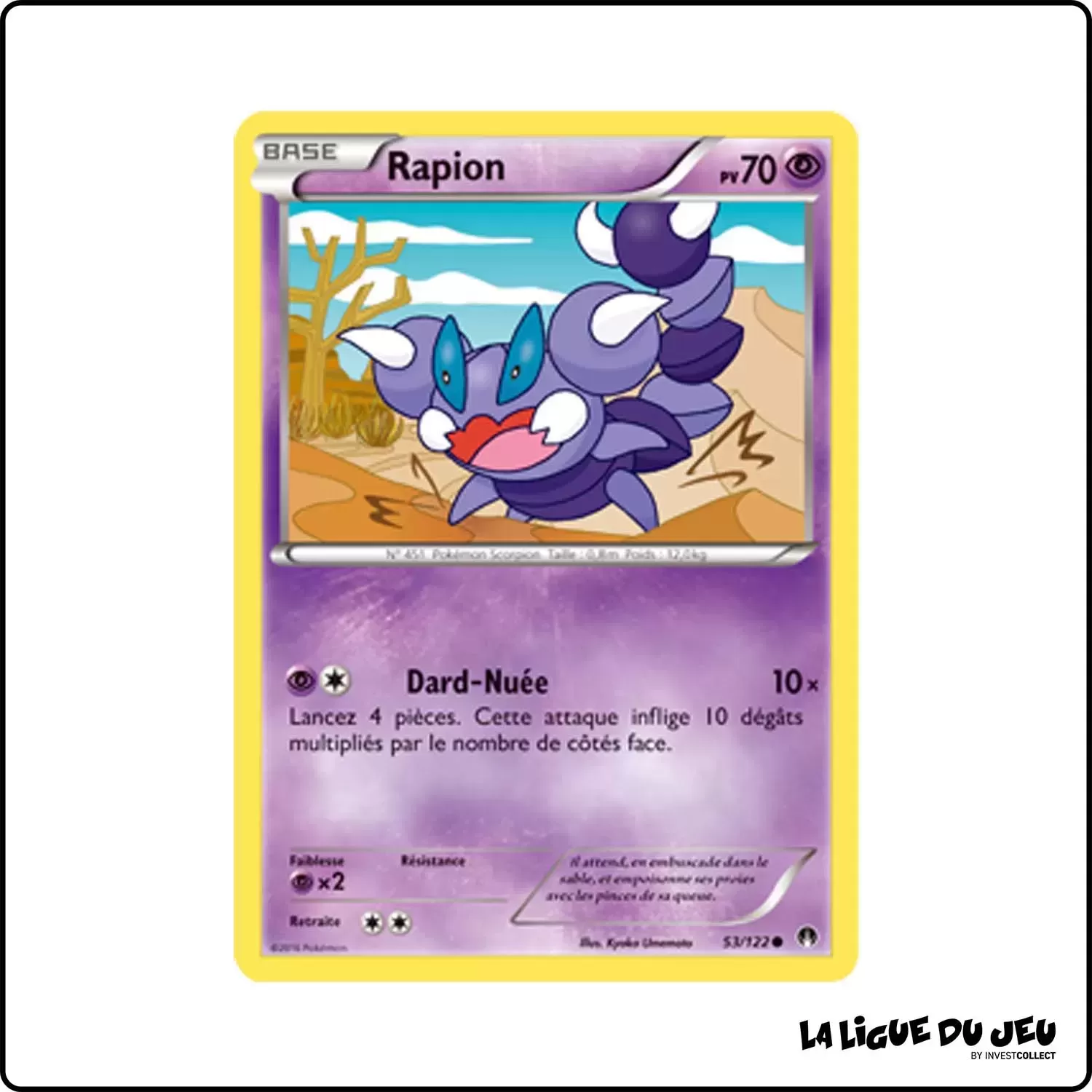 Commune - Pokemon - Rupture Turbo - Rapion 53/122 Pokemon Company - 1