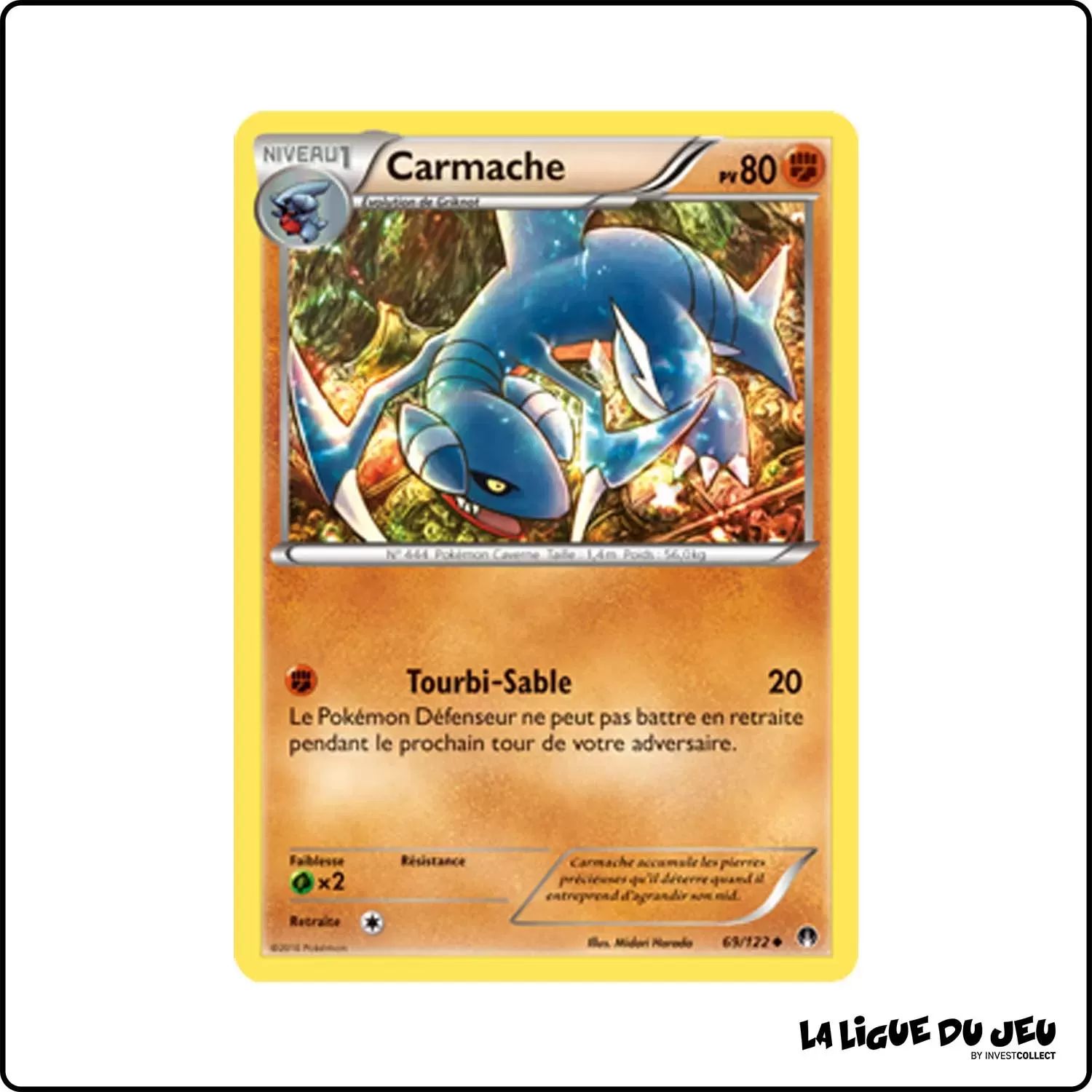 Peu commune - Pokemon - Rupture Turbo - Carmache 69/122 Pokemon Company - 1