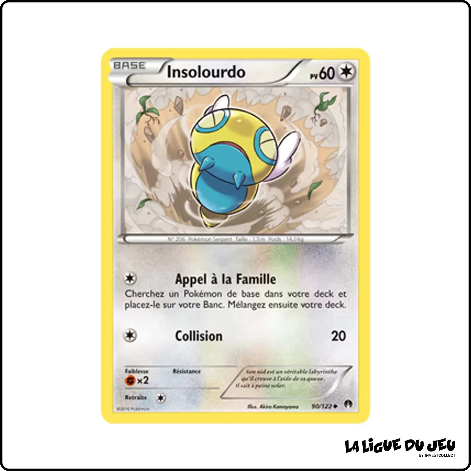 Peu commune - Pokemon - Rupture Turbo - Insolourdo 90/122 Pokemon Company - 1