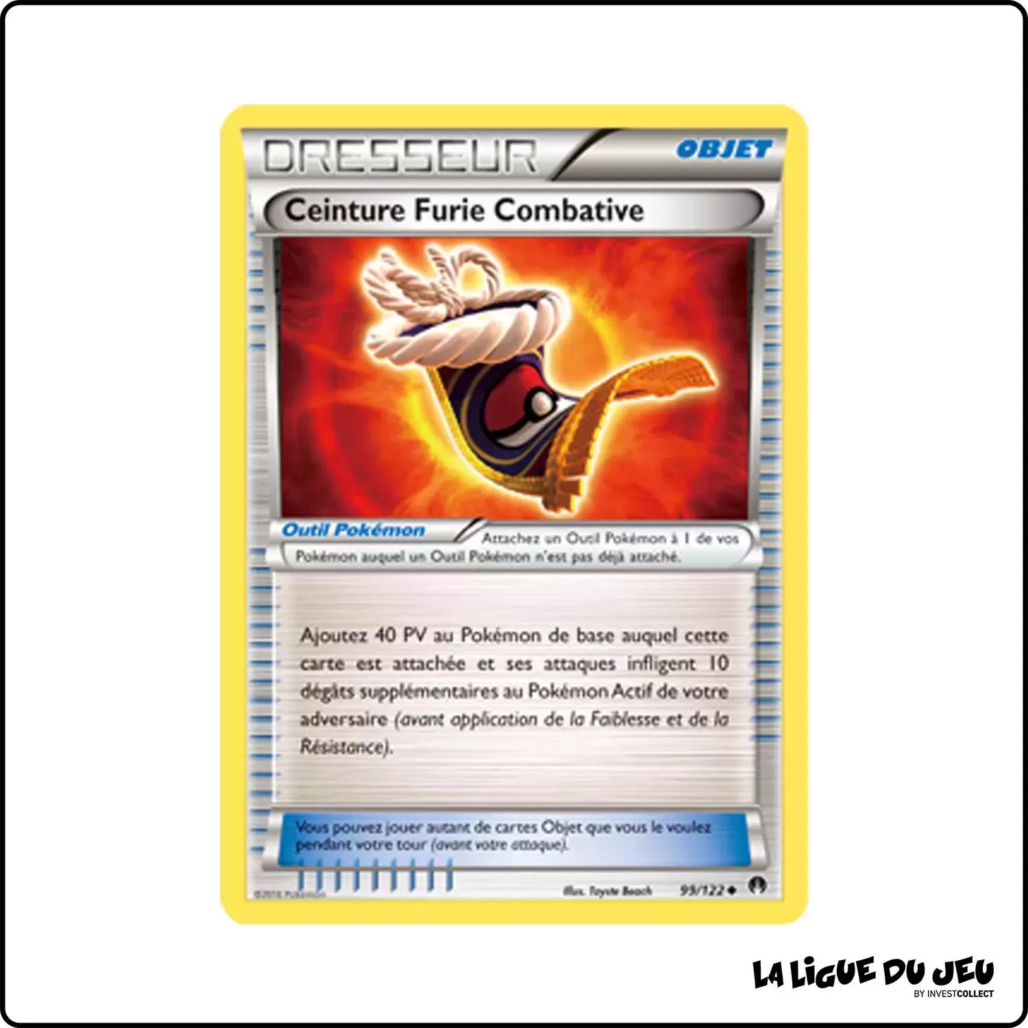 Peu commune - Pokemon - Rupture Turbo - Ceinture Furie Combative 99/122 Pokemon Company - 1