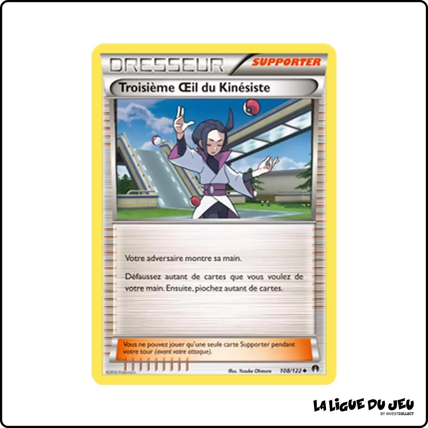 Peu commune - Pokemon - Rupture Turbo - Troisième Œil du Kinésiste 108/122 Pokemon Company - 1