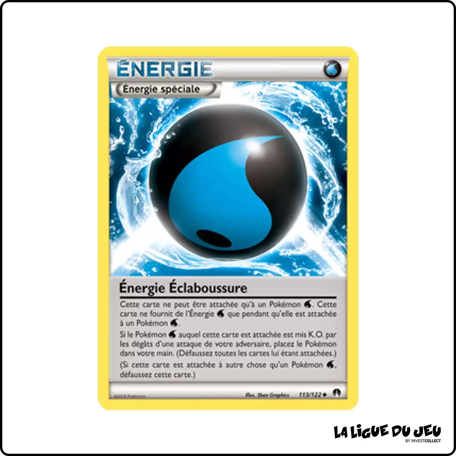 Peu commune - Pokemon - Rupture Turbo - Énergie Éclaboussure 113/122 Pokemon Company - 1