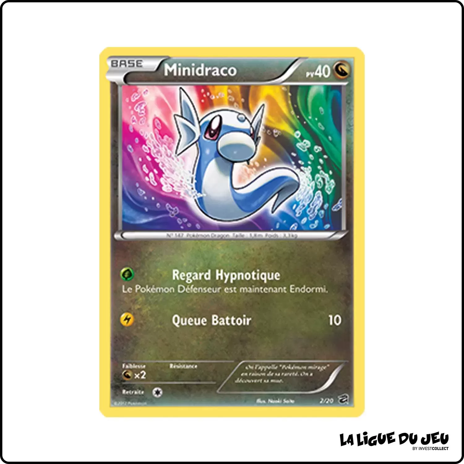 Holo - Pokemon - Coffre Des Dragons - Minidraco 2/20