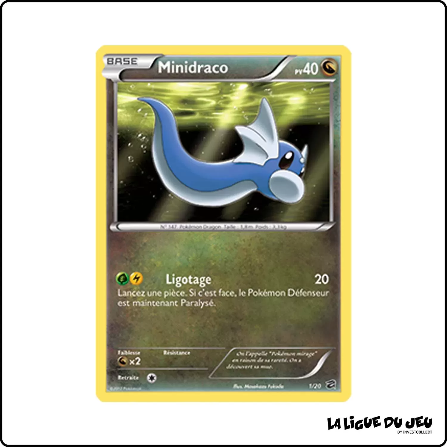 Holo - Pokemon - Coffre Des Dragons - Minidraco 1/20