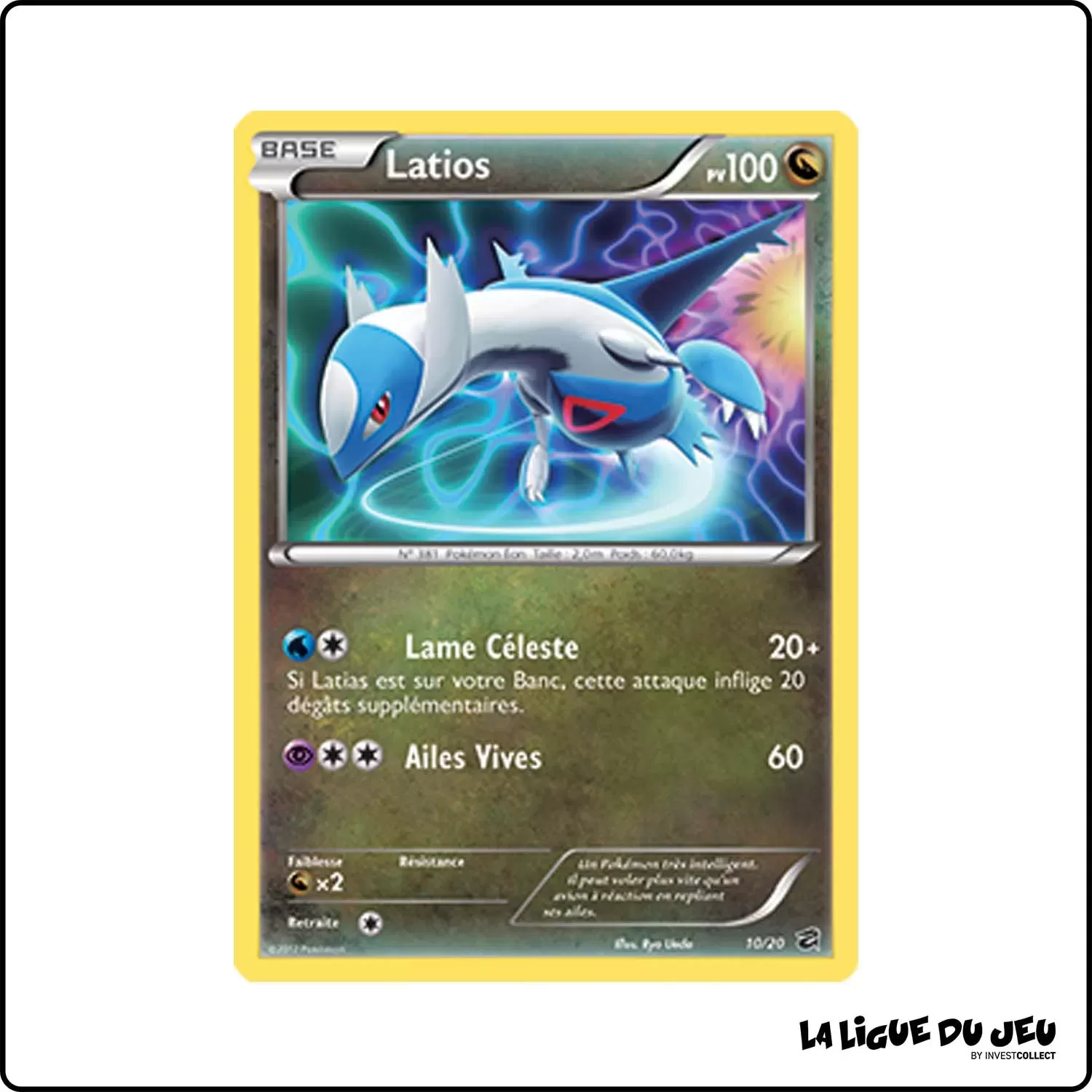 Holo - Pokemon - Coffre Des Dragons - Latios 10/20