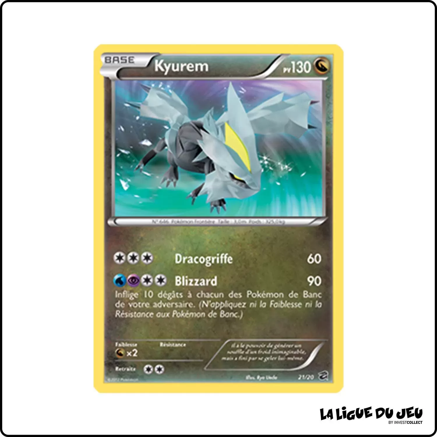 Secrete - Pokemon - Coffre Des Dragons - Kyurem 21/20