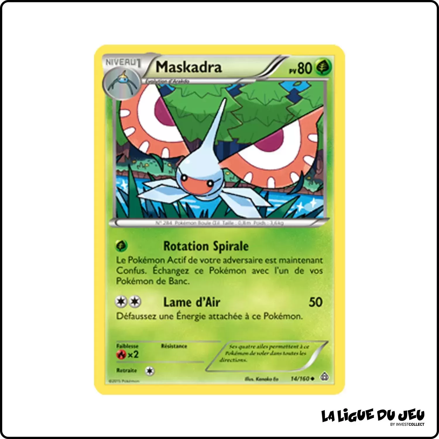 Peu commune - Pokemon - Primo Choc - Maskadra 14/160 Pokemon Company - 1