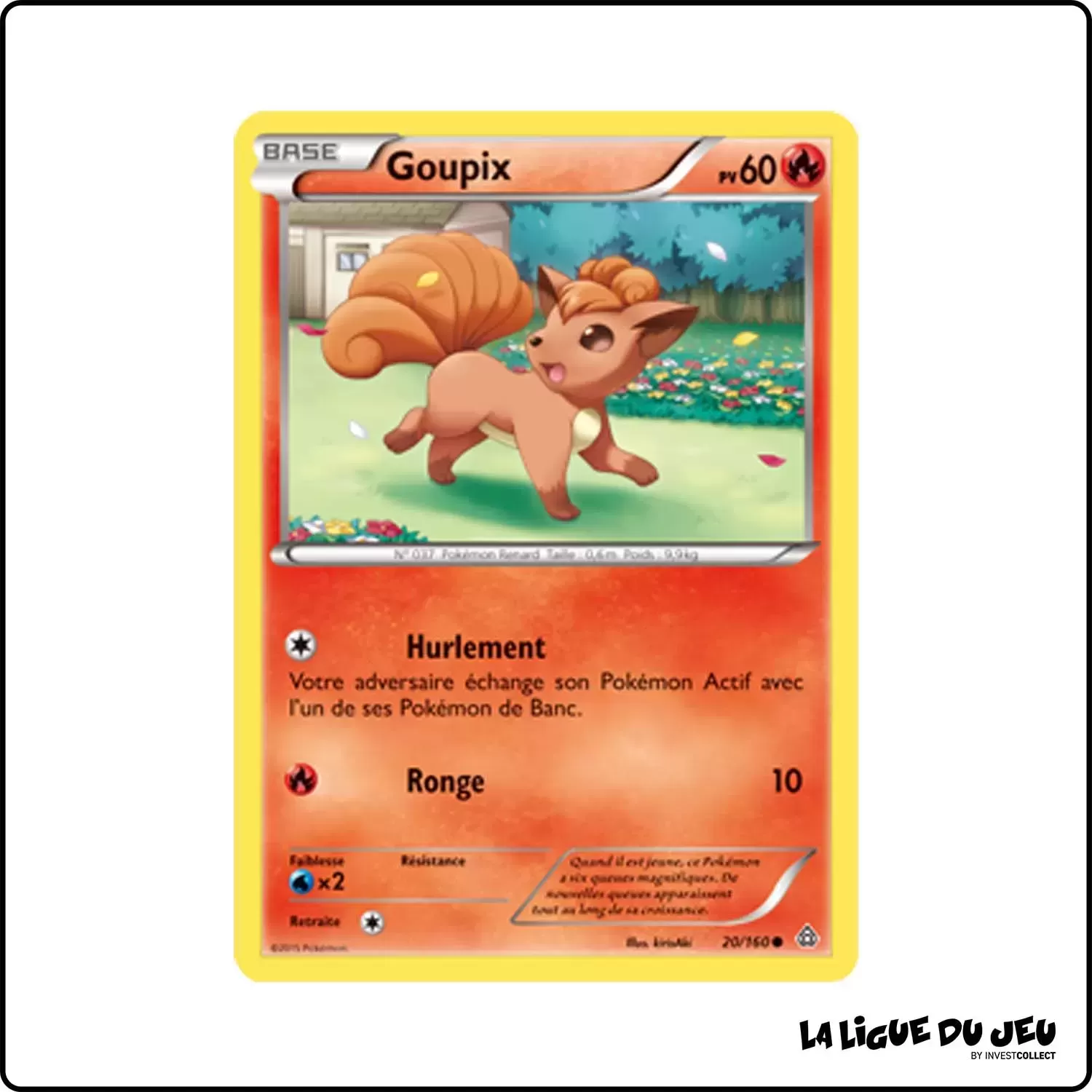 Commune - Pokemon - Primo Choc - Goupix 20/160 Pokemon Company - 1