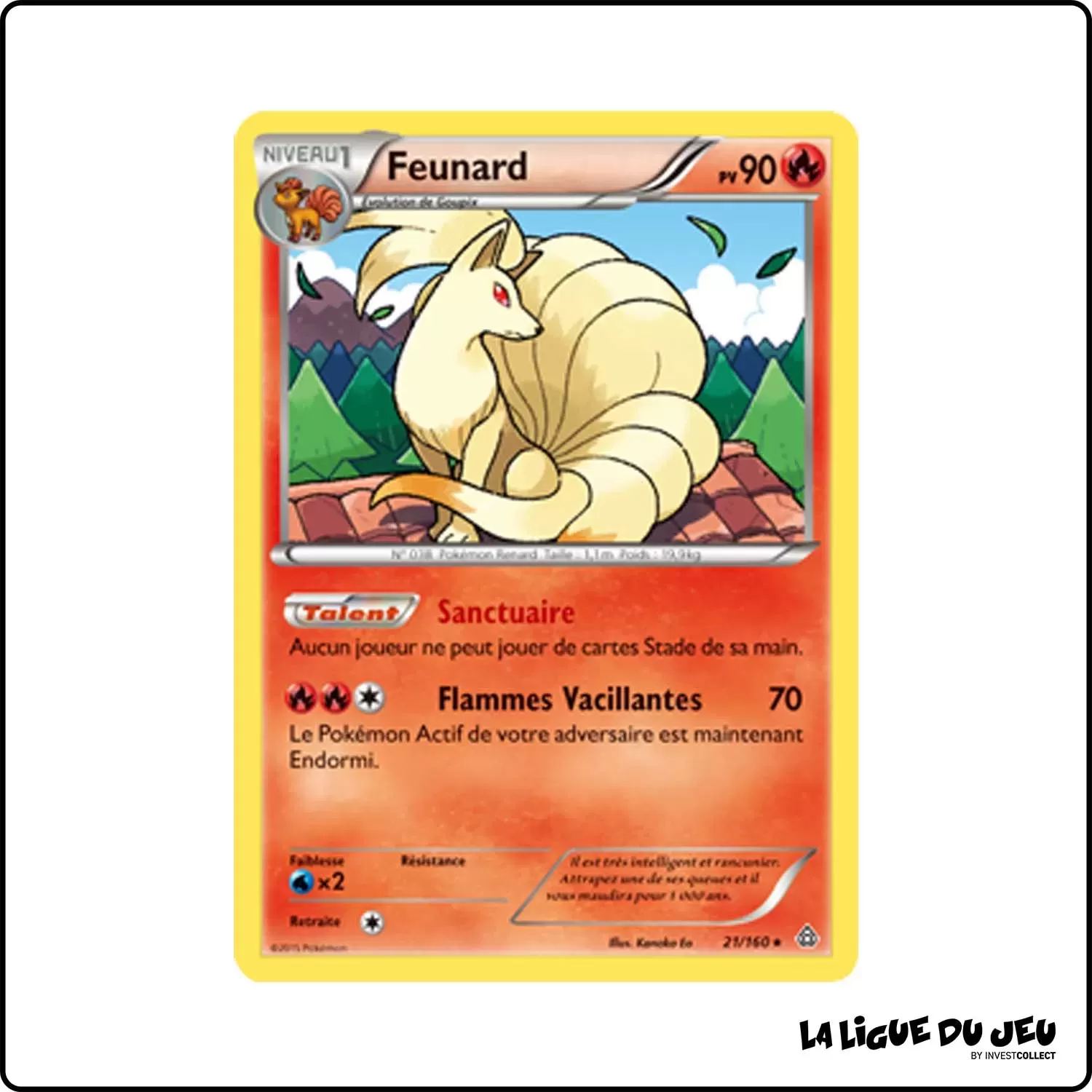 Rare - Pokemon - Primo Choc - Feunard 21/160 Pokemon Company - 1