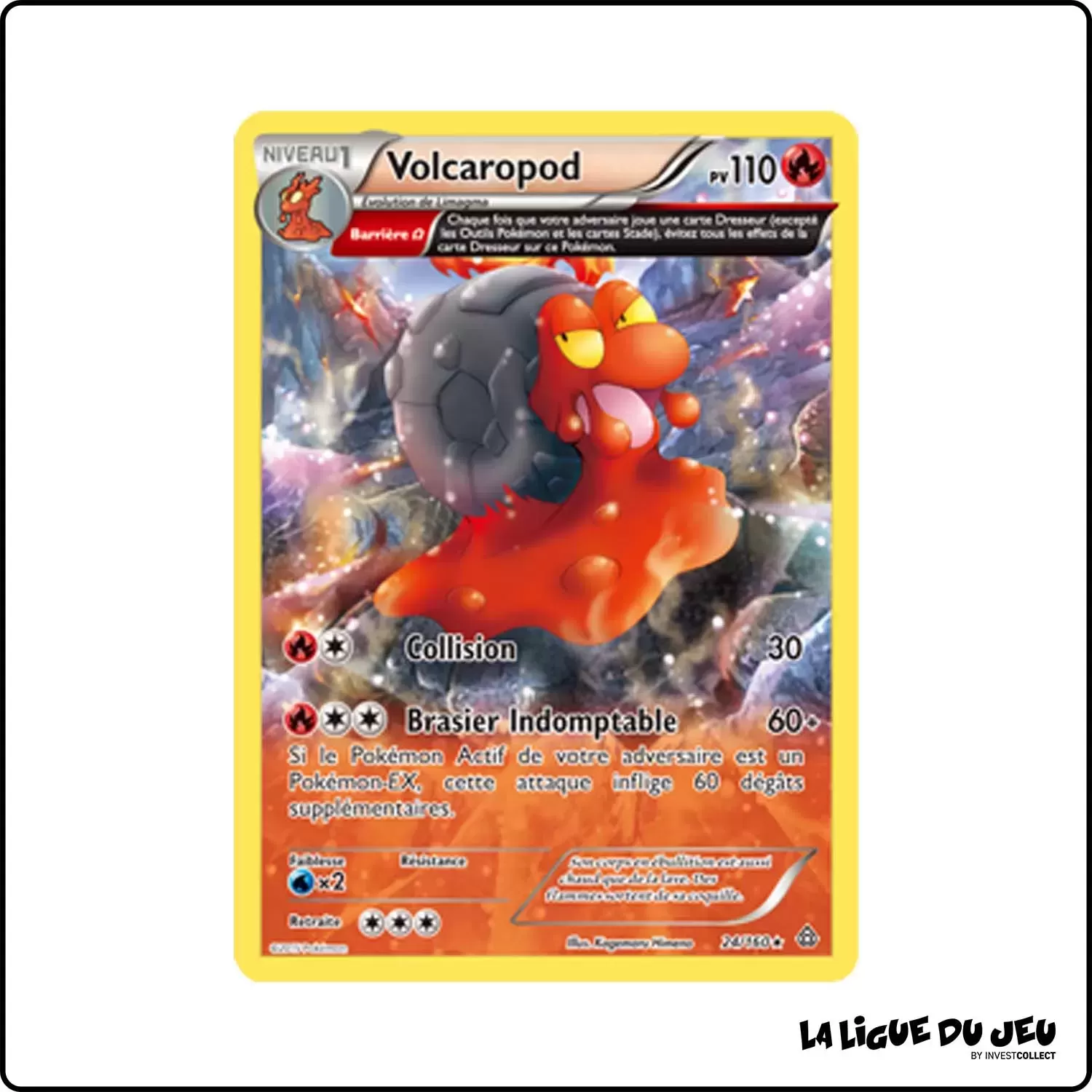 Rare - Pokemon - Primo Choc - Volcaropod 24/160 Pokemon Company - 1