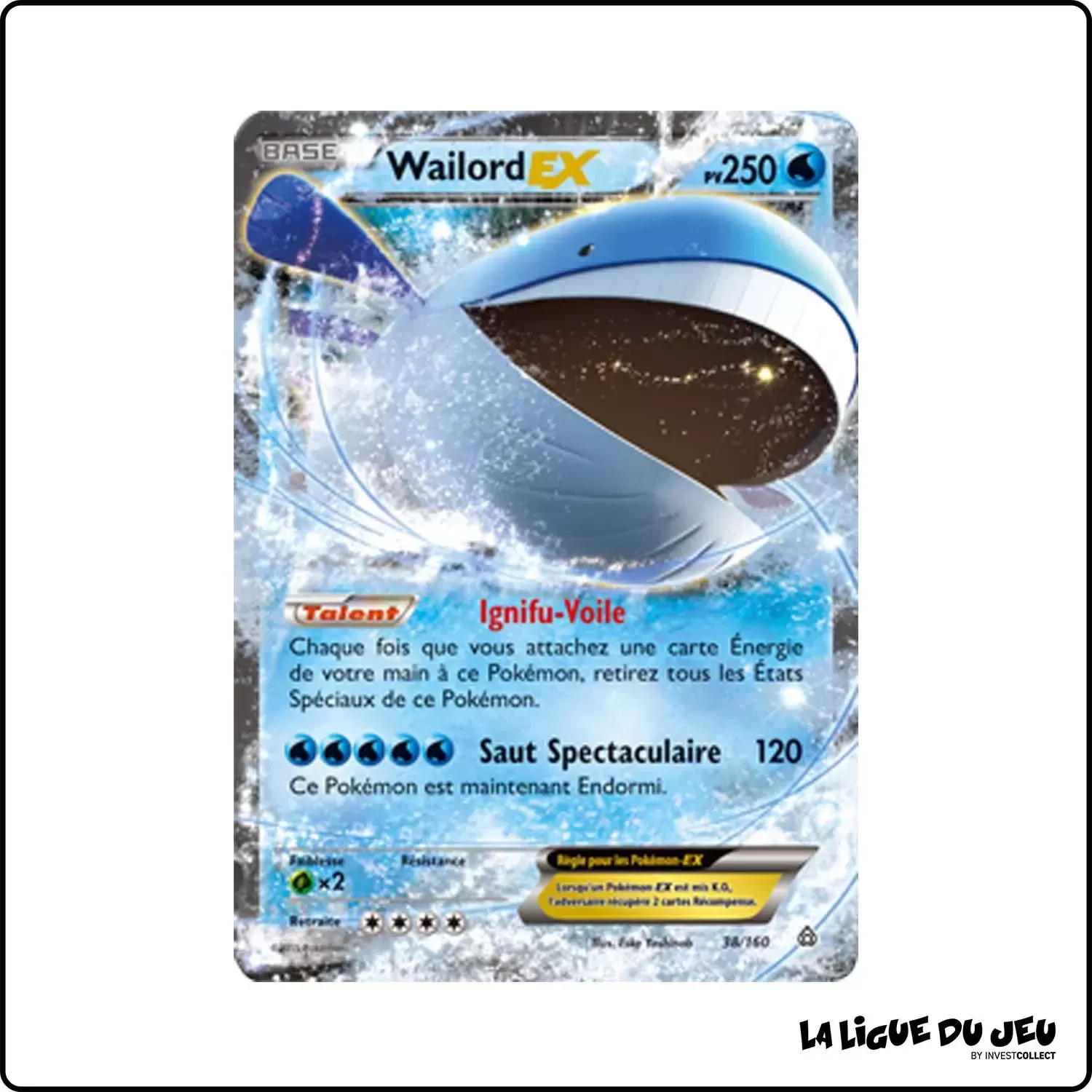 Ultra - Pokemon - Primo Choc - Wailord-EX 38/160 Pokemon Company - 1