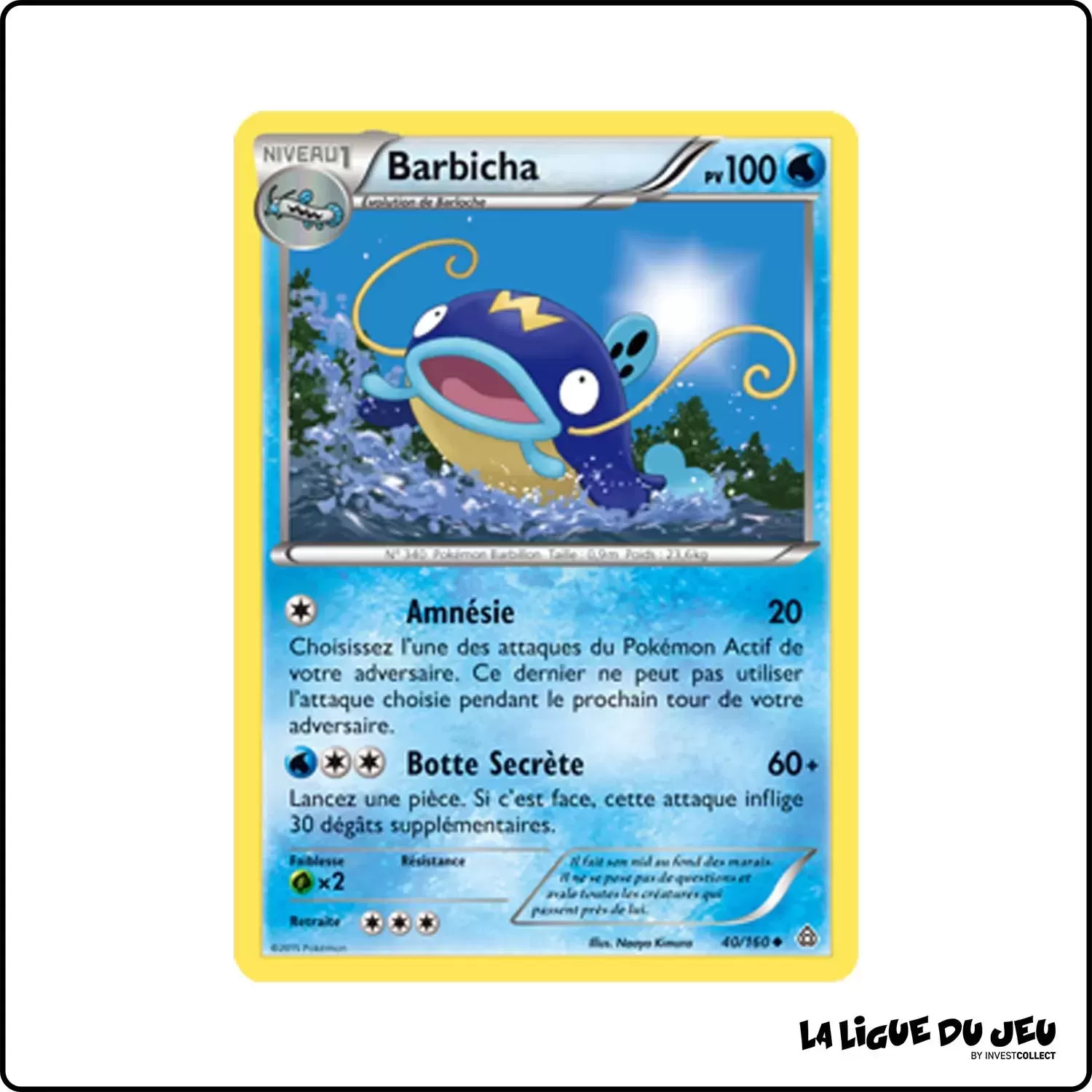 Peu commune - Pokemon - Primo Choc - Barbicha 40/160 Pokemon Company - 1