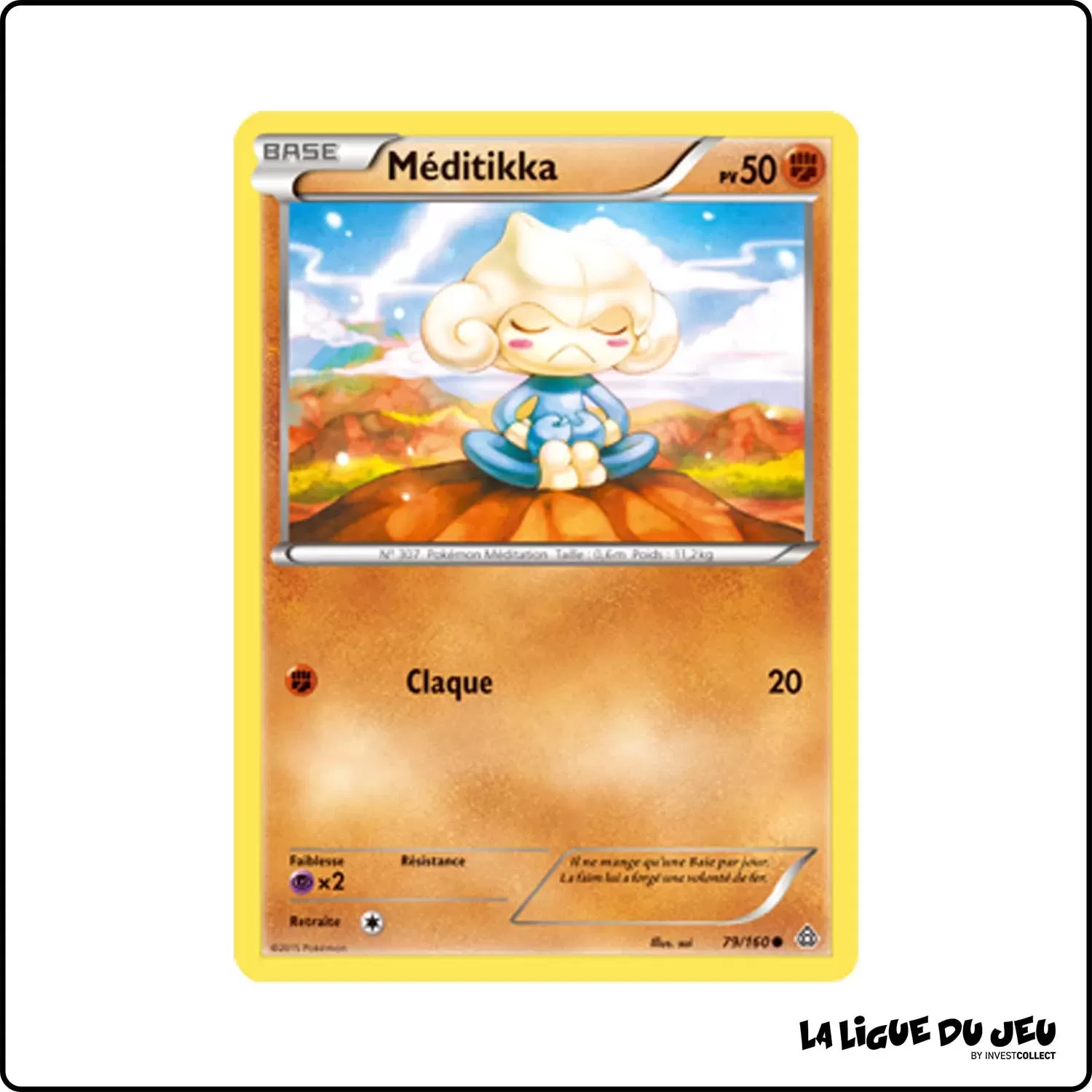 Commune - Pokemon - Primo Choc - Méditikka 79/160 Pokemon Company - 1