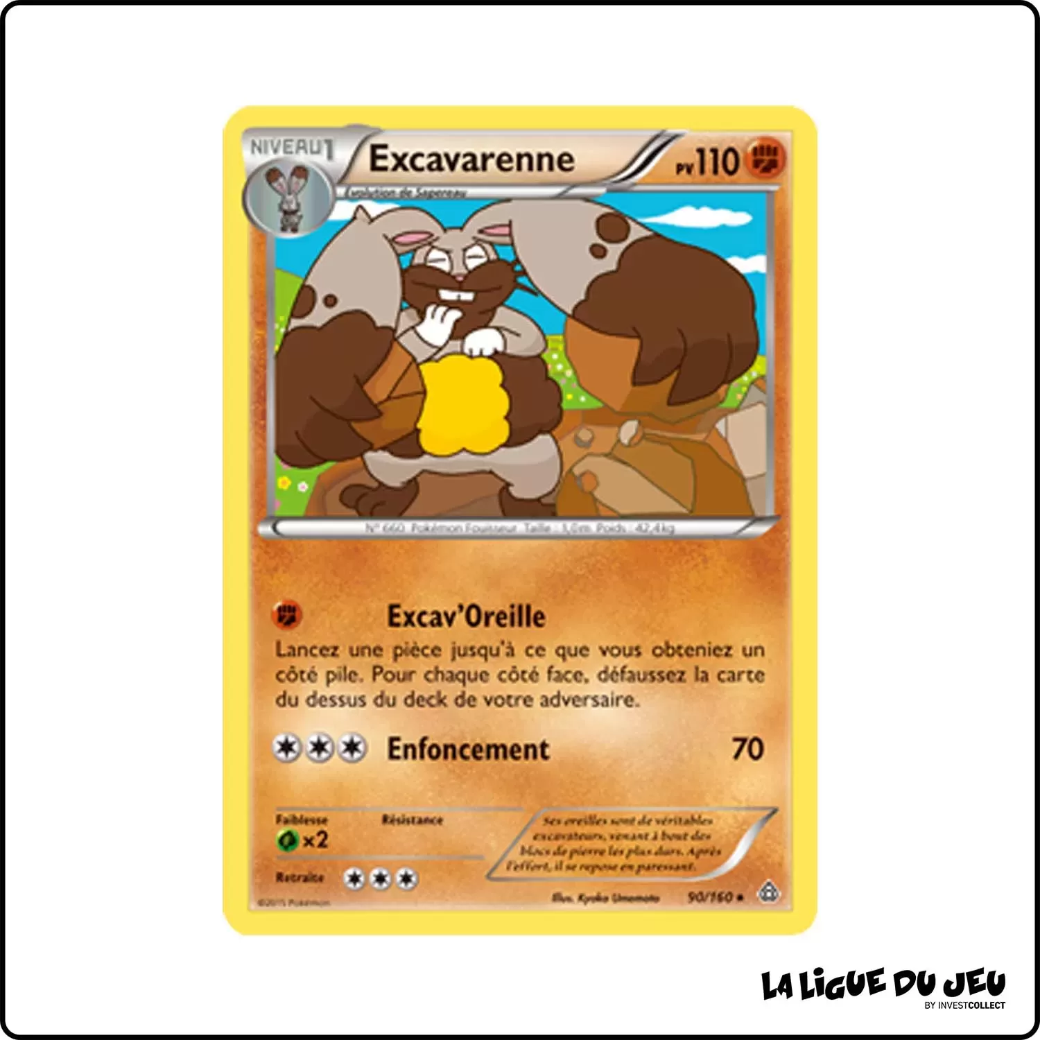 Rare - Pokemon - Primo Choc - Excavarenne 90/160 Pokemon Company - 1