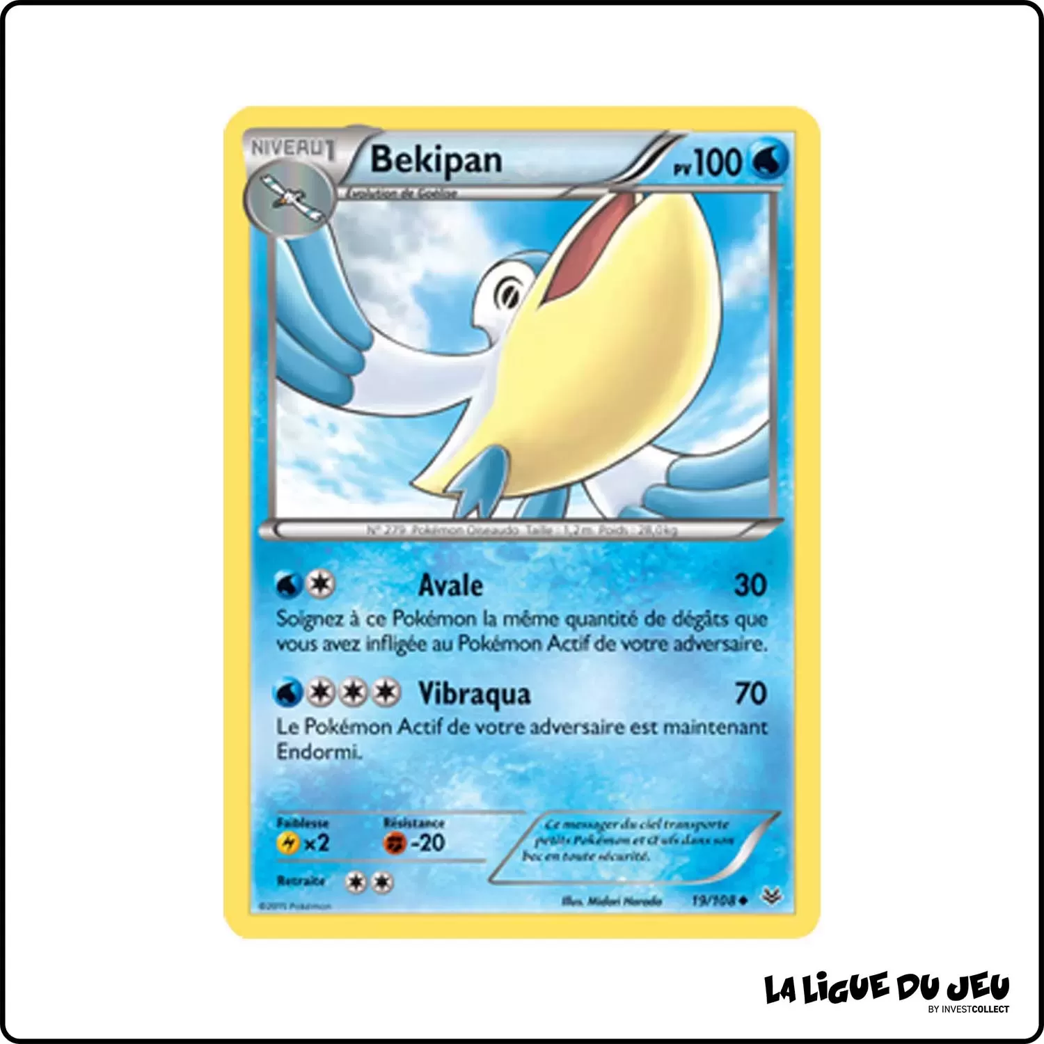 Peu commune - Pokemon - Ciel Rugissant - Bekipan 19/108 Pokemon Company - 1