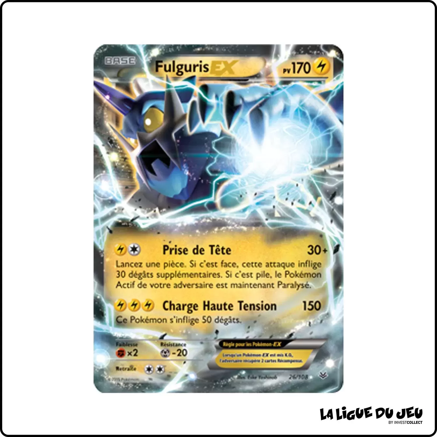 Ultra - Pokemon - Ciel Rugissant - Fulguris-EX 26/108 Pokemon Company - 1