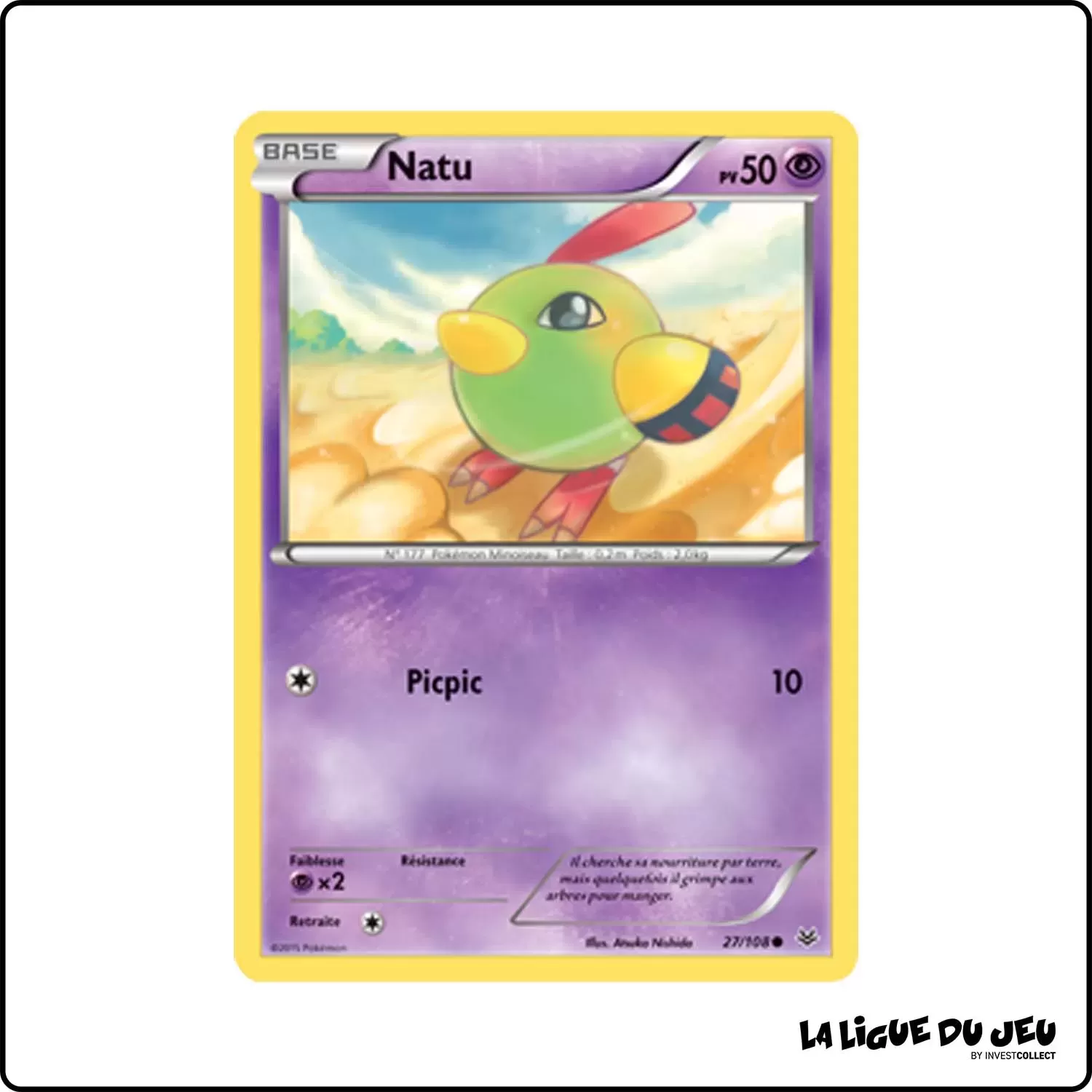 Commune - Pokemon - Ciel Rugissant - Natu 27/108 Pokemon Company - 1