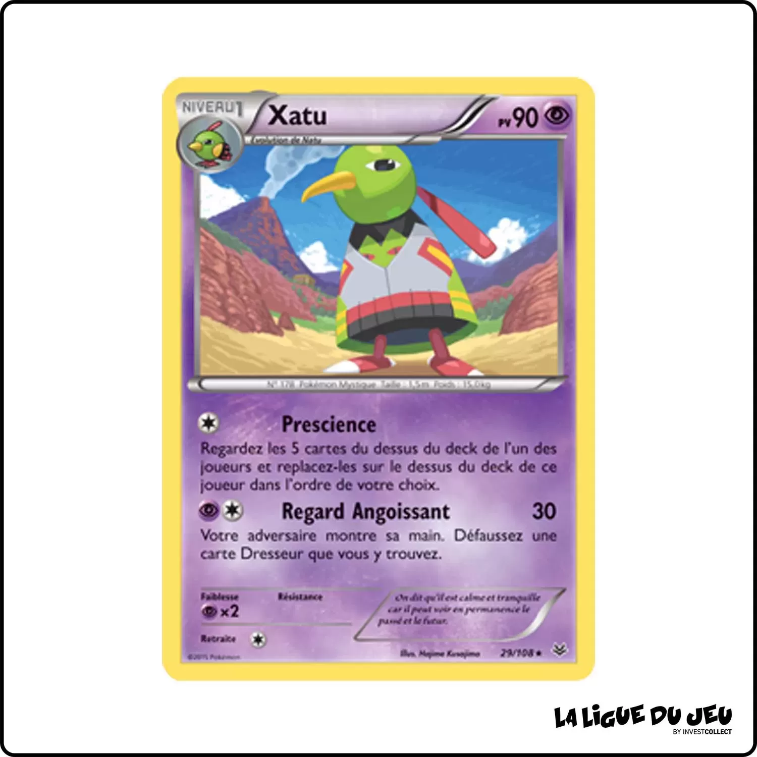 Rare - Pokemon - Ciel Rugissant - Xatu 29/108 Pokemon Company - 1