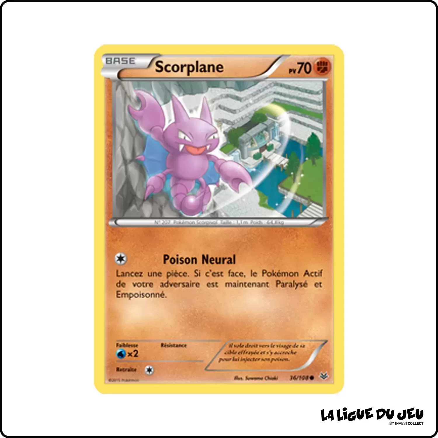 Commune - Pokemon - Ciel Rugissant - Scorplane 36/108 Pokemon Company - 1