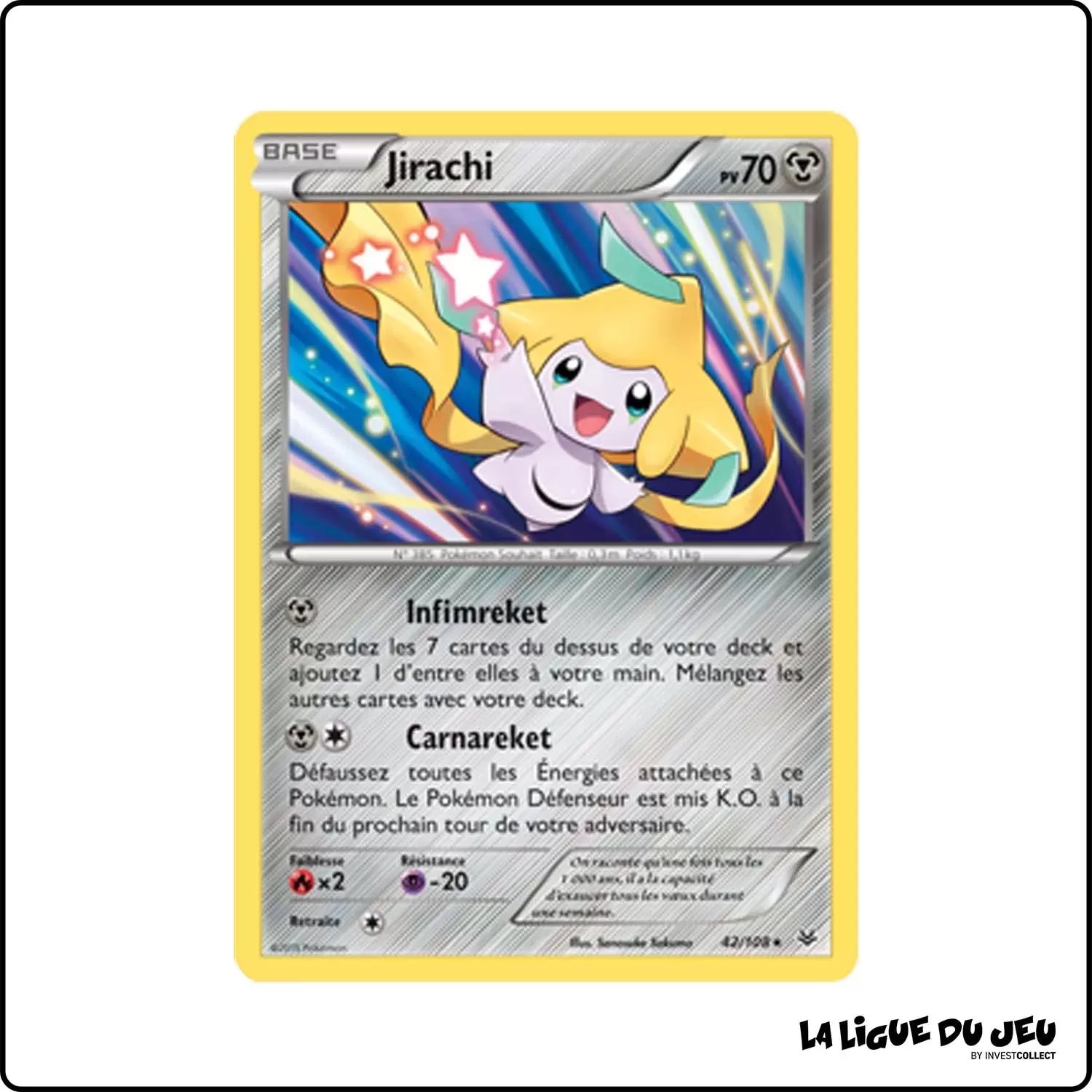 Holo - Pokemon - Ciel Rugissant - Jirachi 42/108 Pokemon Company - 1