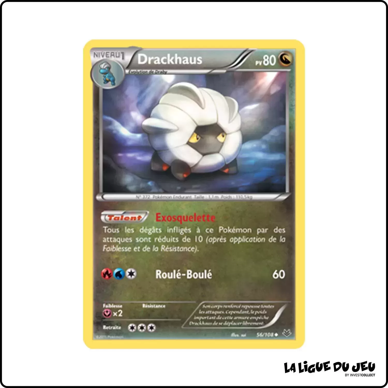 Peu commune - Pokemon - Ciel Rugissant - Drackhaus 56/108 Pokemon Company - 1