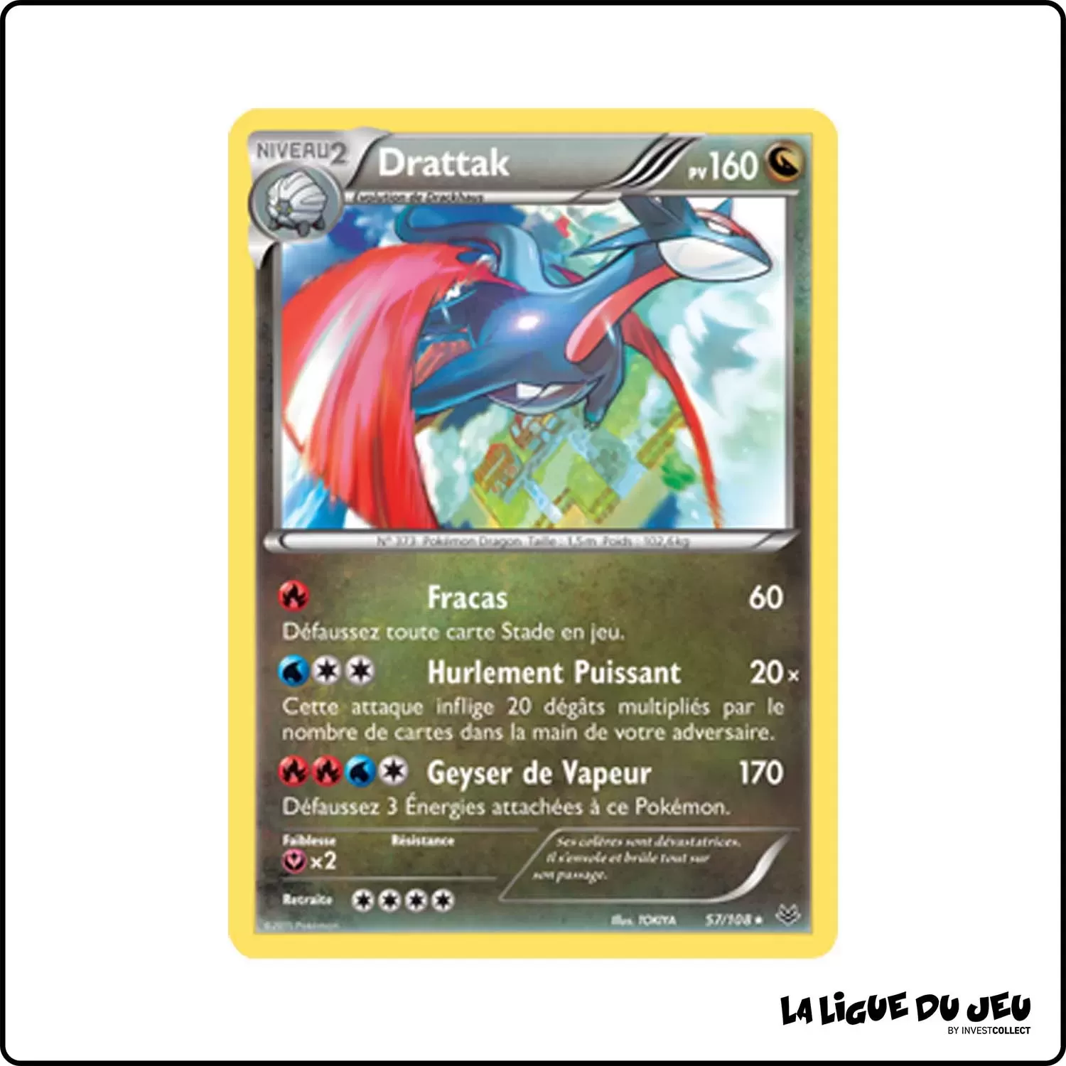 Holo - Pokemon - Ciel Rugissant - Drattak 57/108 Pokemon Company - 1