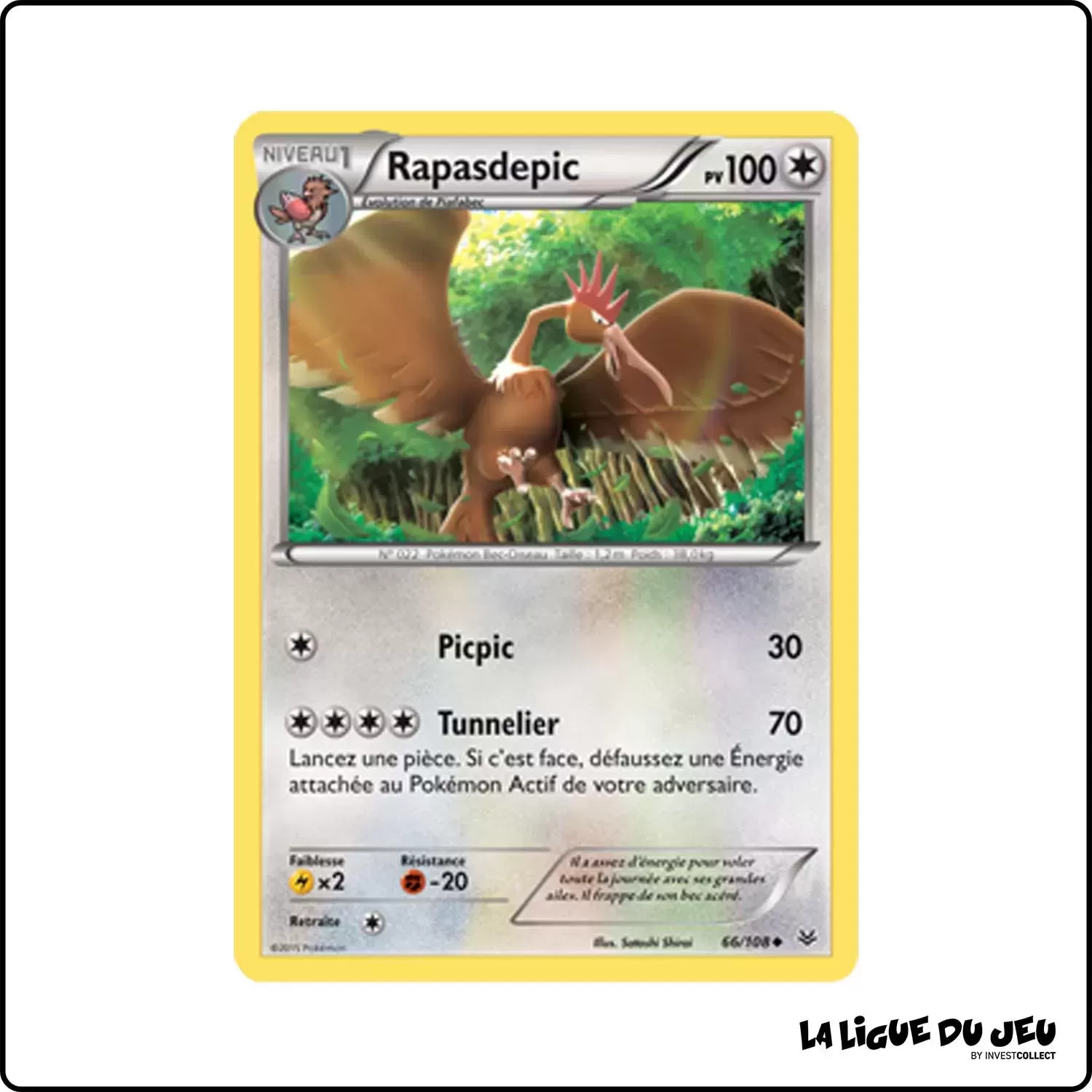 Peu commune - Pokemon - Ciel Rugissant - Rapasdepic 66/108 Pokemon Company - 1